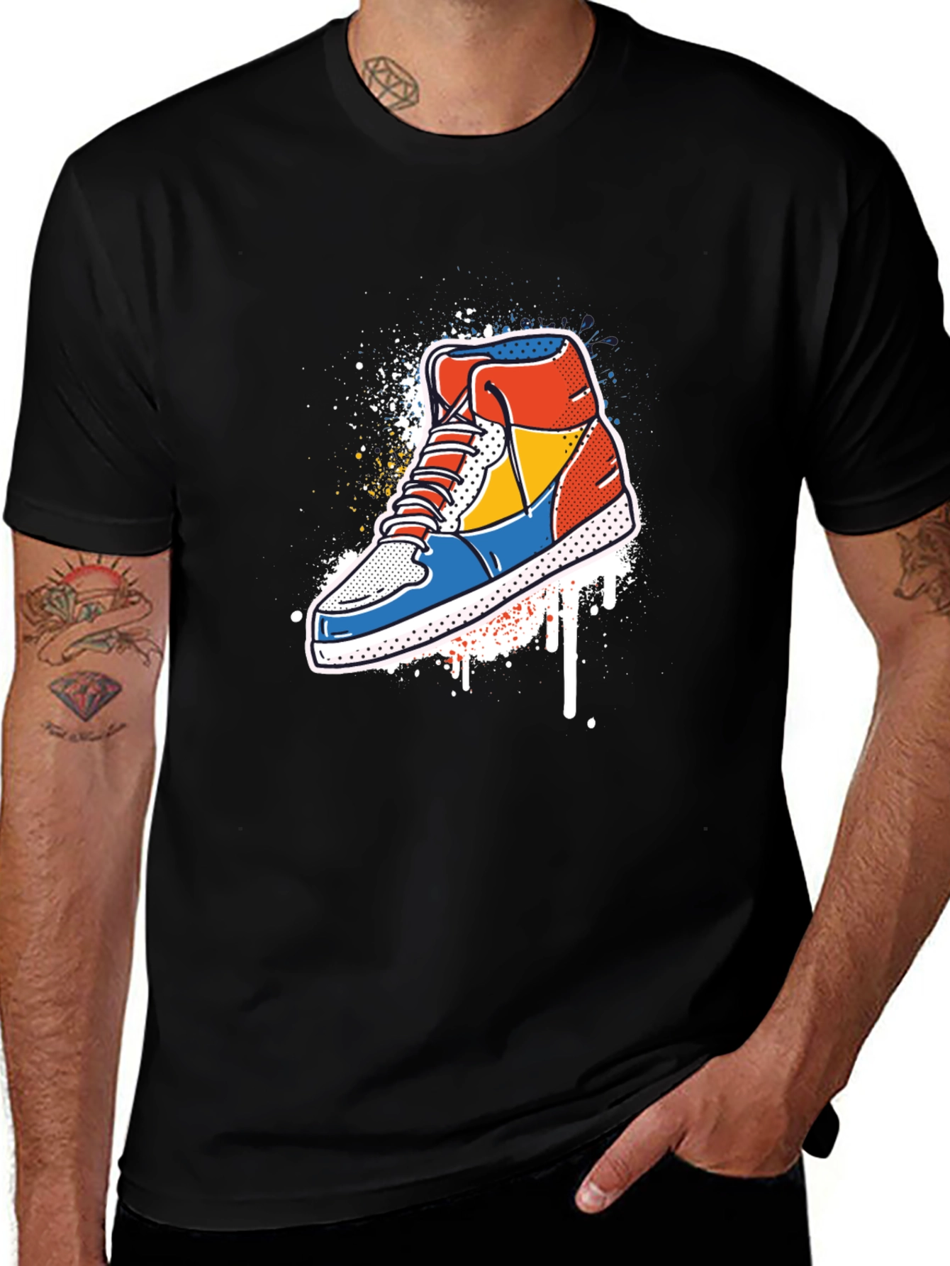 Variant 4 of Sneaker Graphic Tee - Cool Trendy Style
