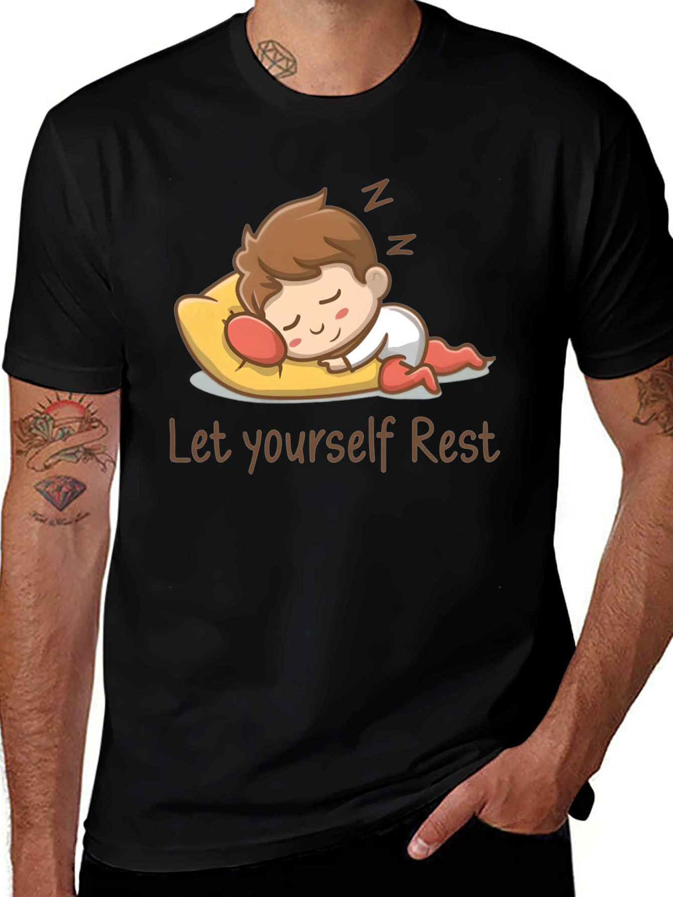 Variant 23 of Resting Cartoon T-Shirt