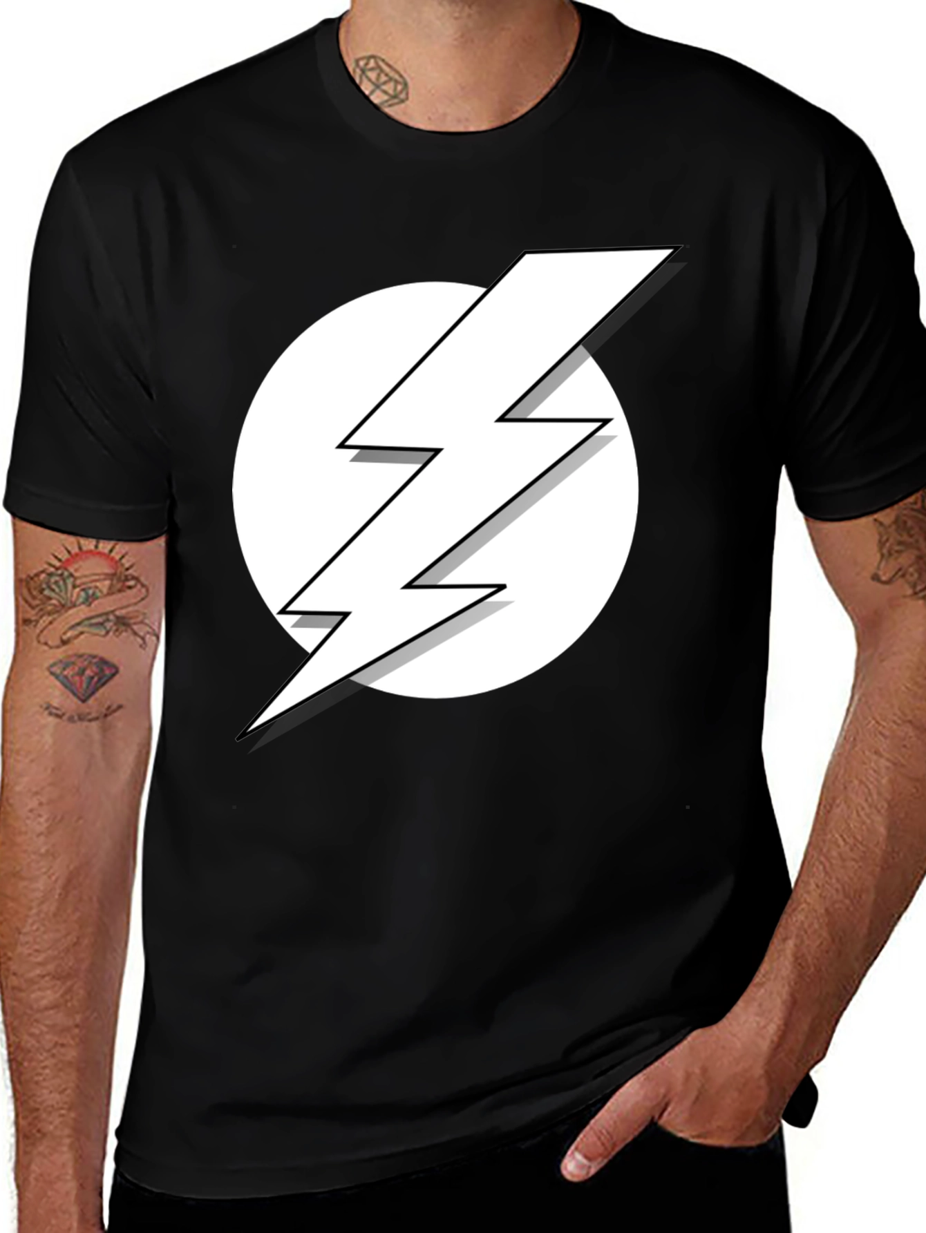 Flash Symbol Black T-Shirt