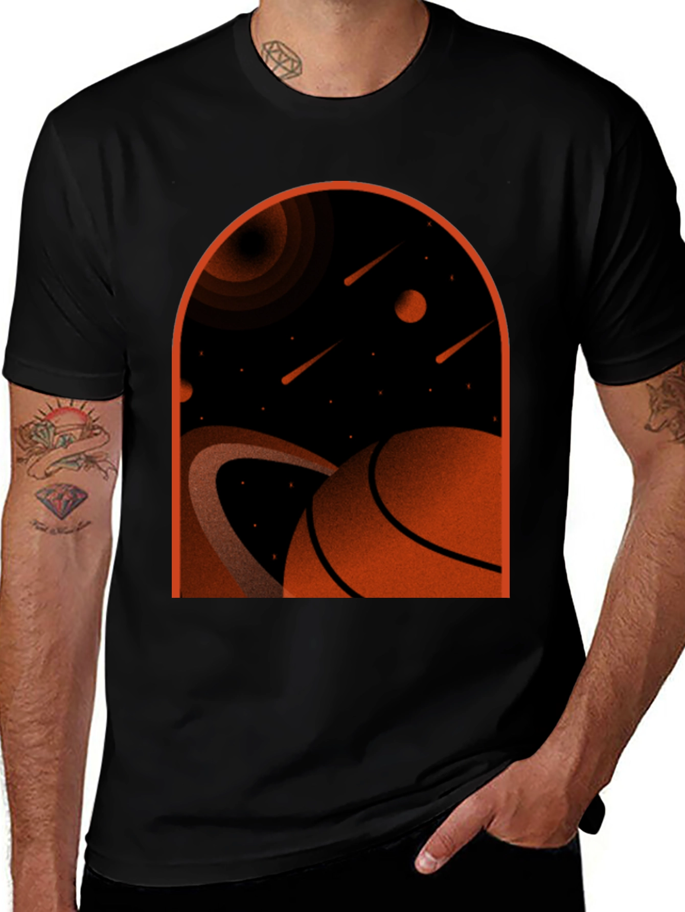 Variant 16 of Cosmic Basketball Graphic Tee
