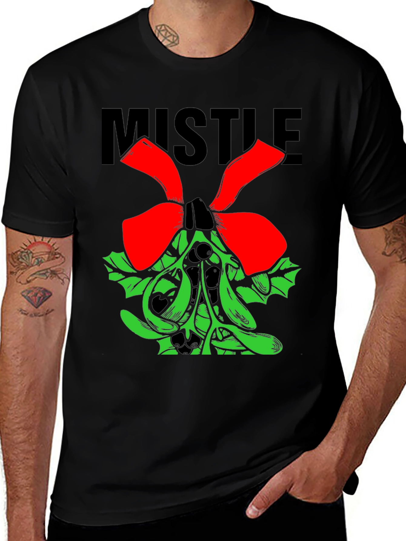 Mistletoe T-Shirt - Holiday Festive Apparel