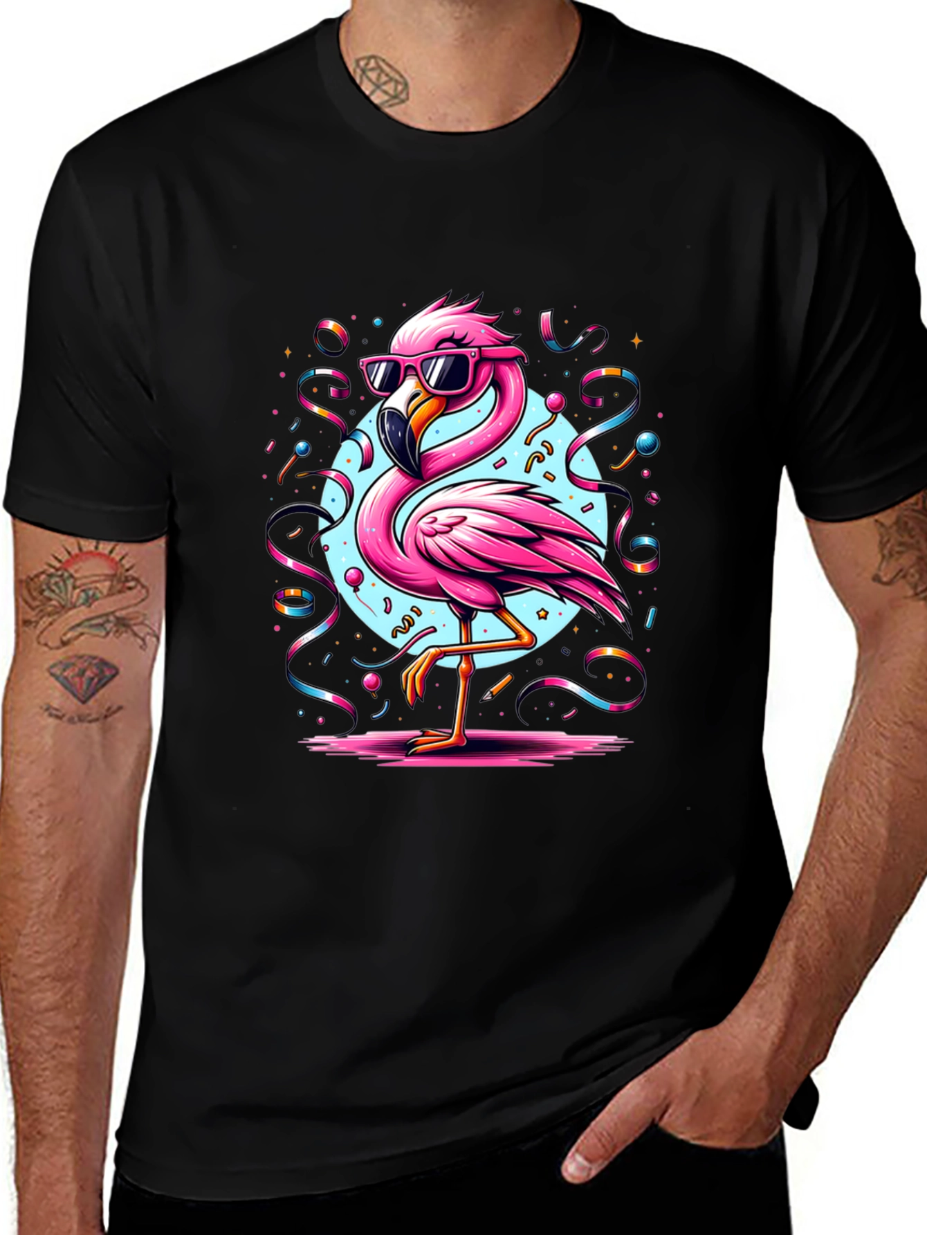 Variant 24 of Flamingo T-Shirt - Cool Summer Vibes