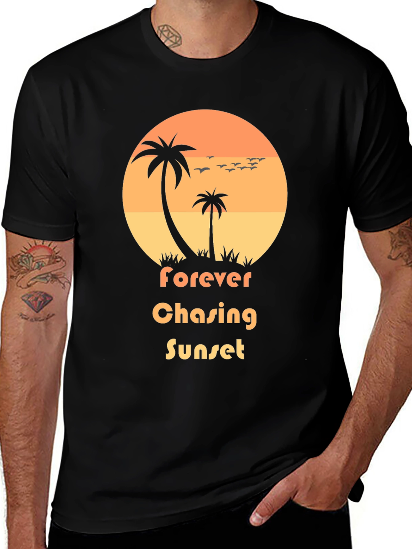 Variant 5 of Forever Chasing Sunset Graphic Tee