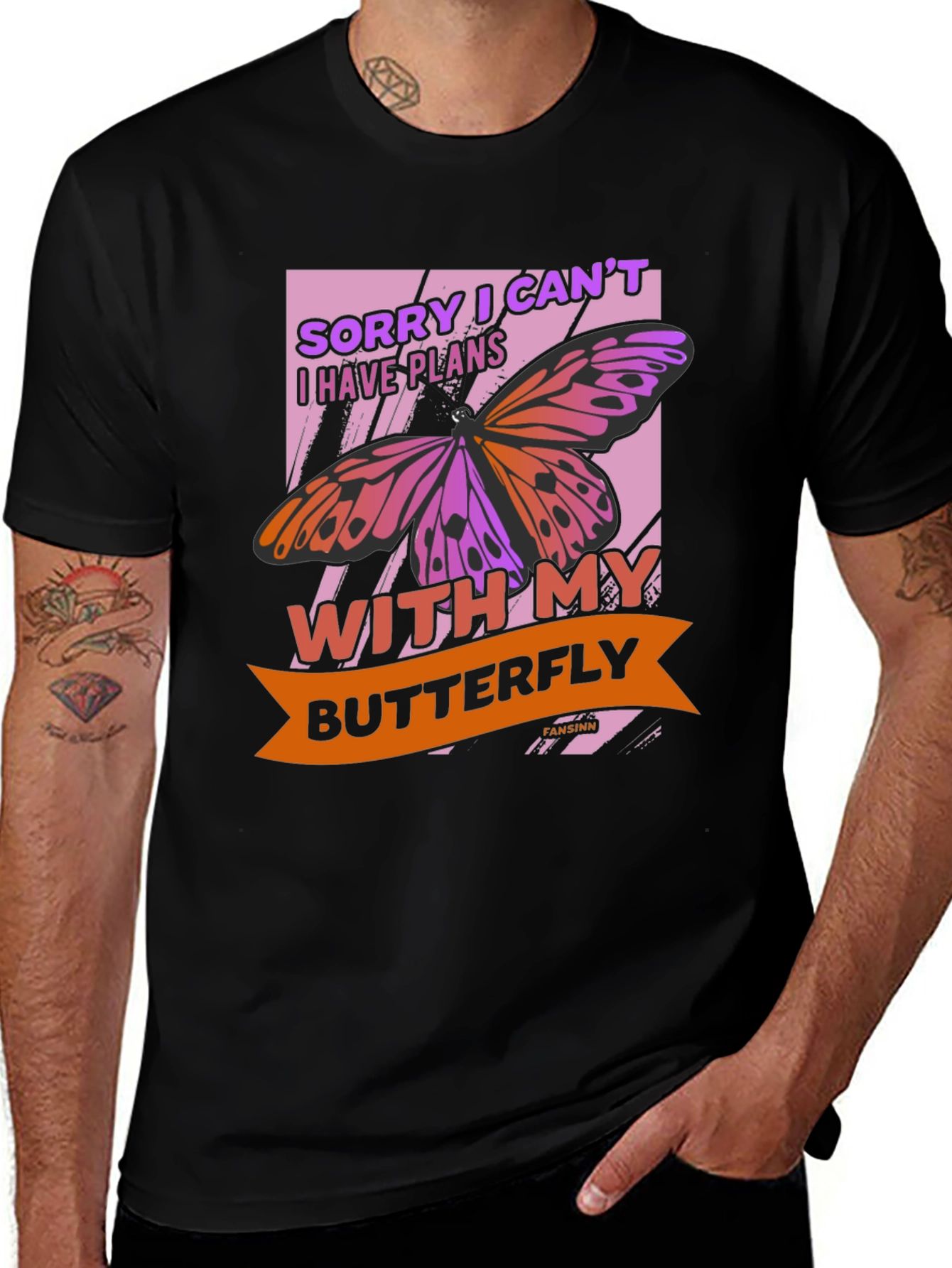 Variant 28 of Butterfly Plans Graphic T-Shirt