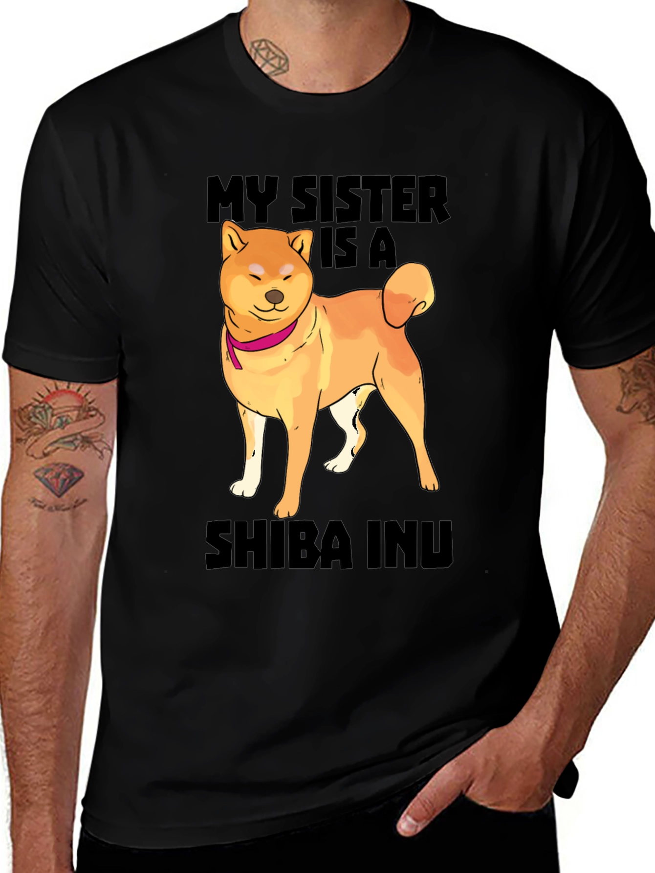 Variant 25 of My Sister Is a Shiba Inu T-Shirt