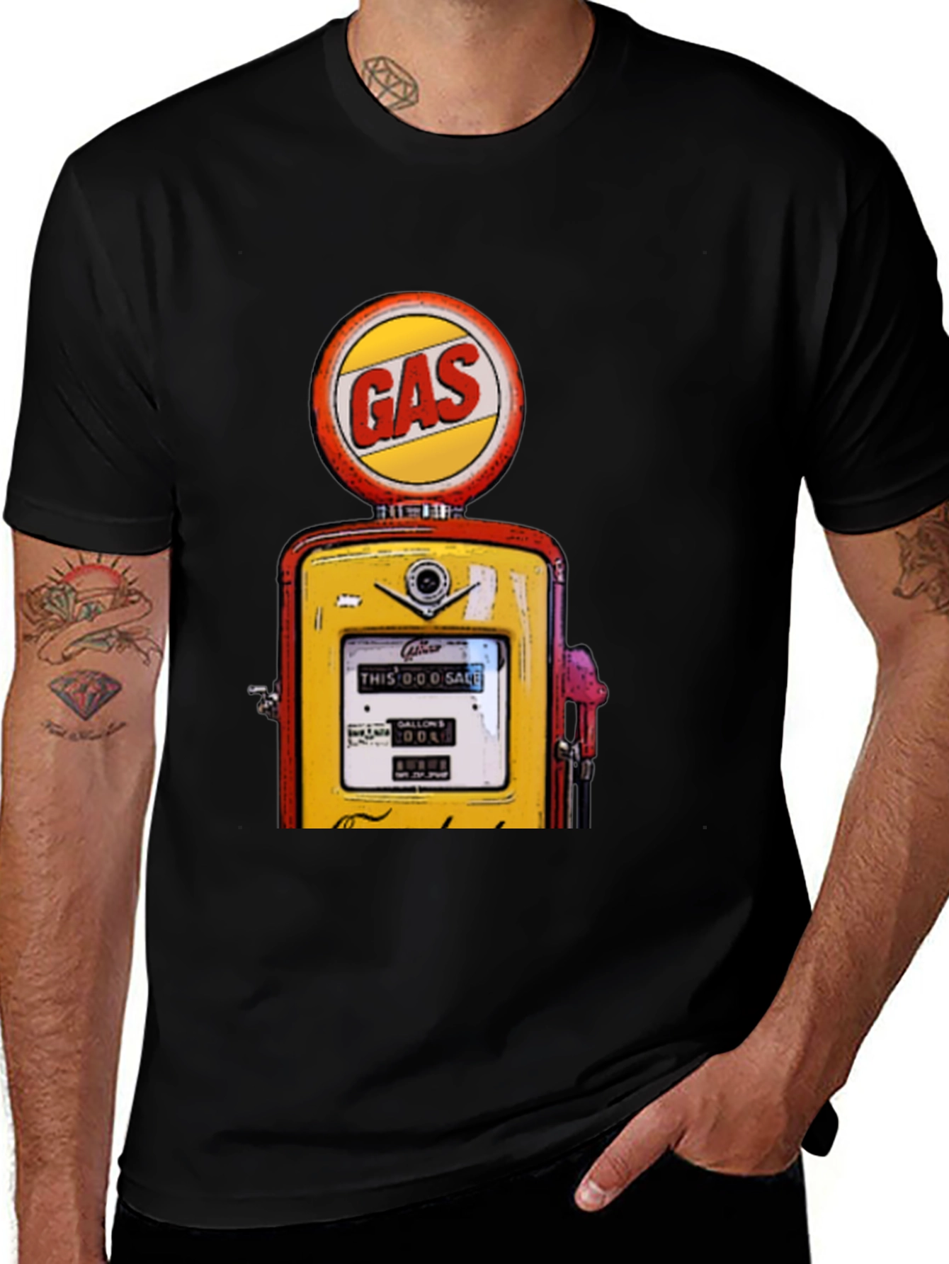 Variant 24 of Vintage Gas Station Graphic T-Shirt
