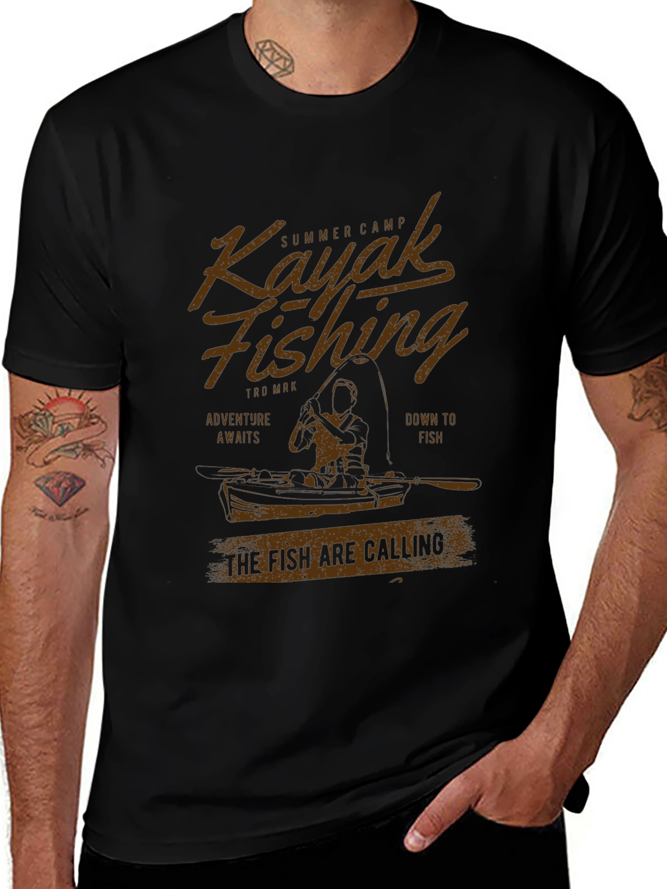 Variant 4 of Kayak Fishing Summer Camp T-Shirt