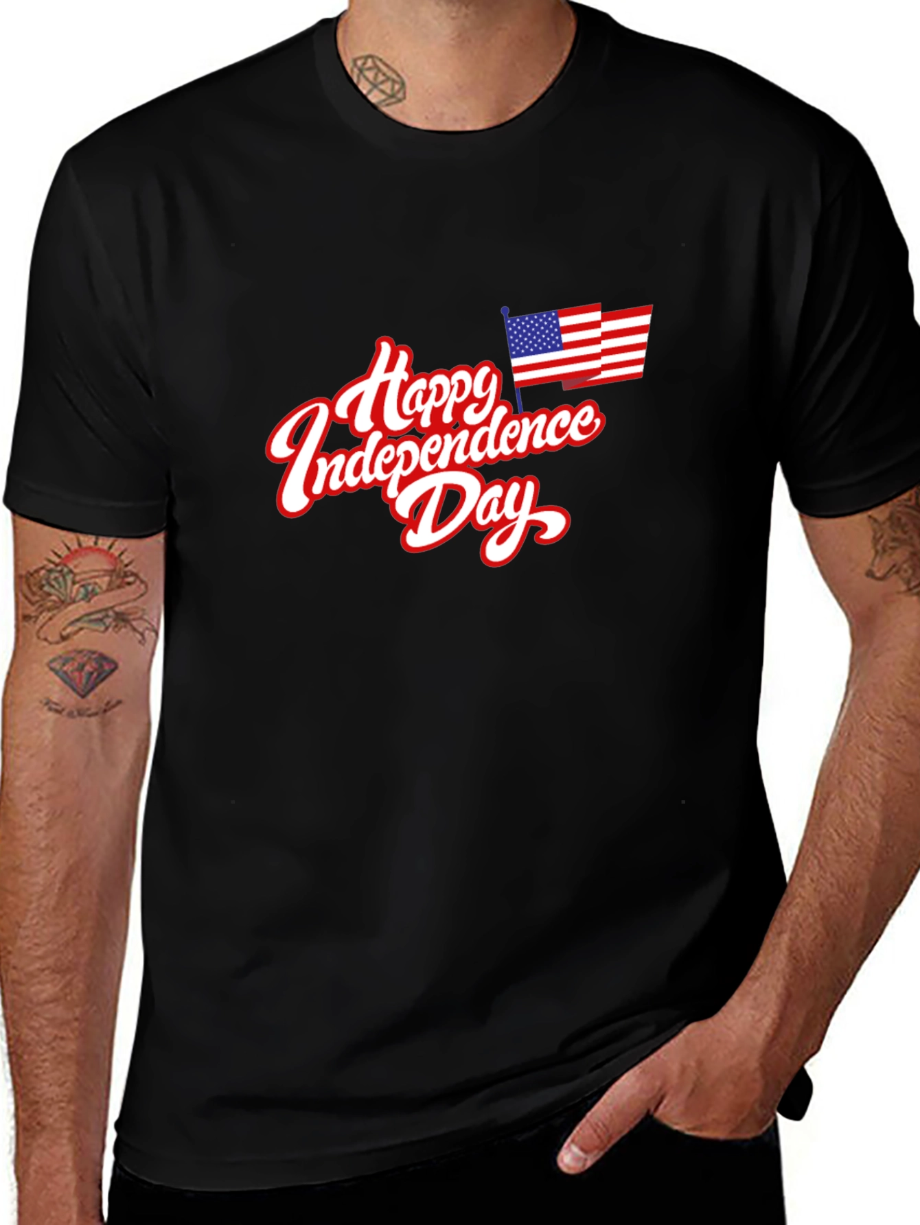 Variant 4 of Independence Day Graphic T-Shirt