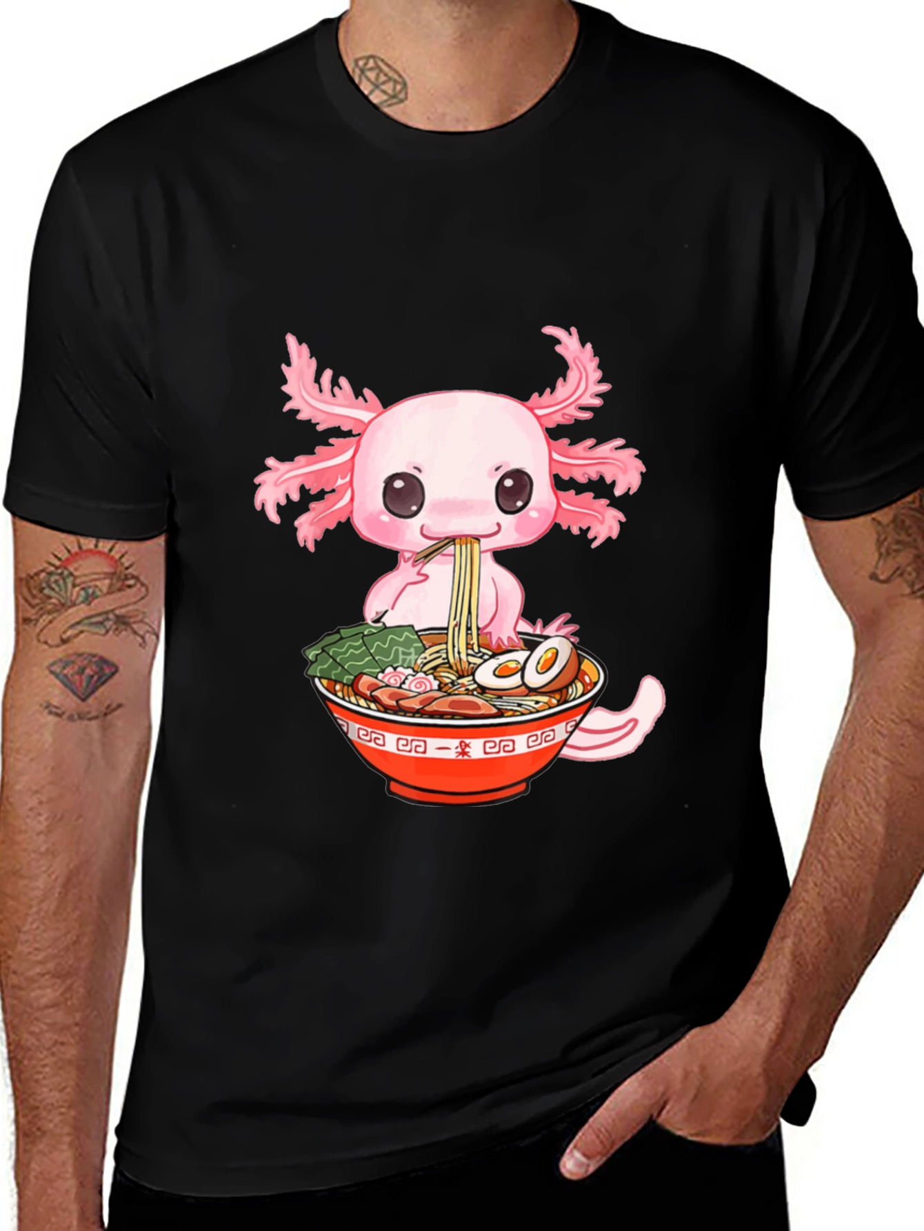 Variant 20 of Axolotl Ramen T-Shirt