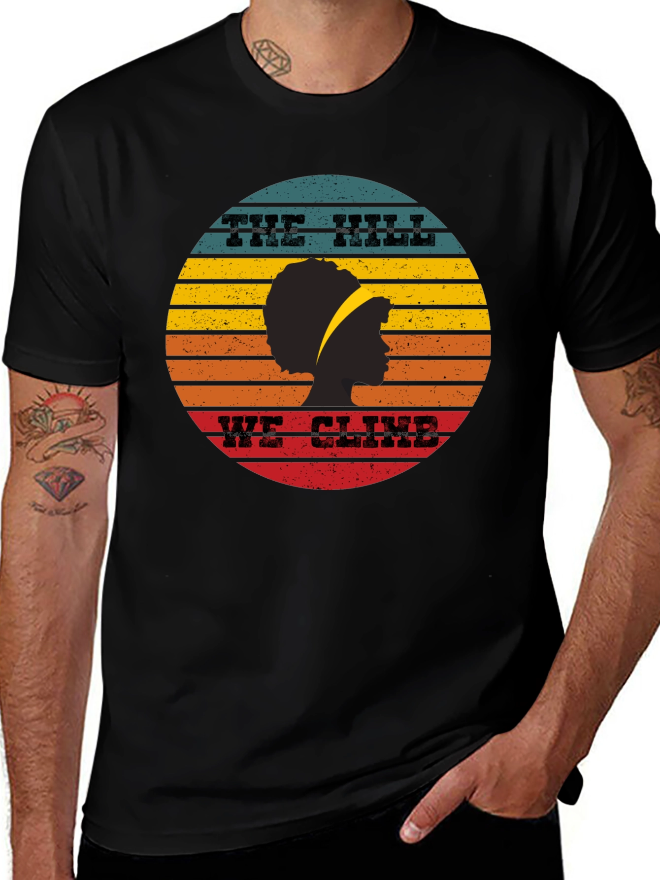 Variant 19 of The Hill We Climb Black T-Shirt