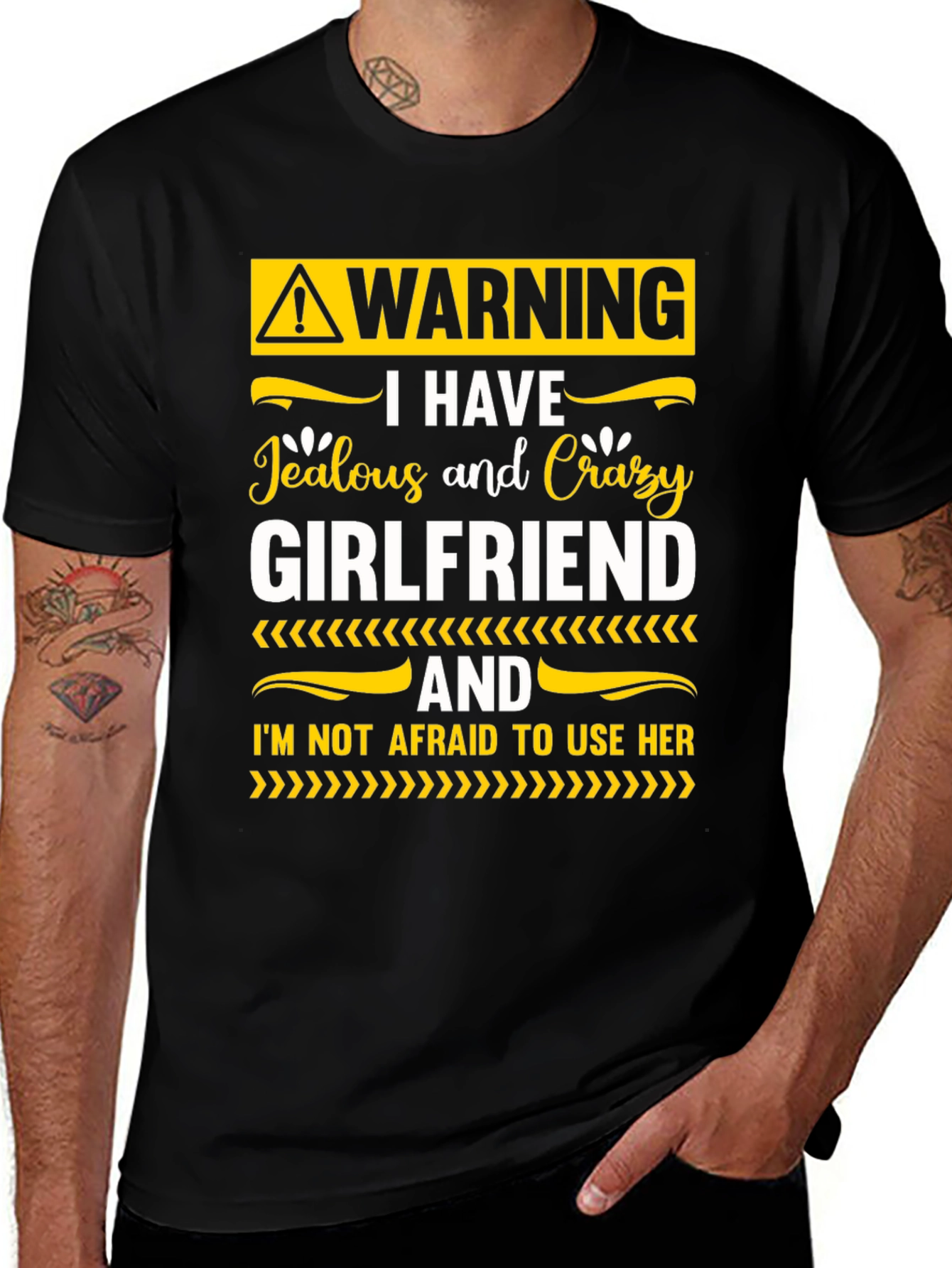 Warning: Jealous & Crazy Girlfriend T-Shirt