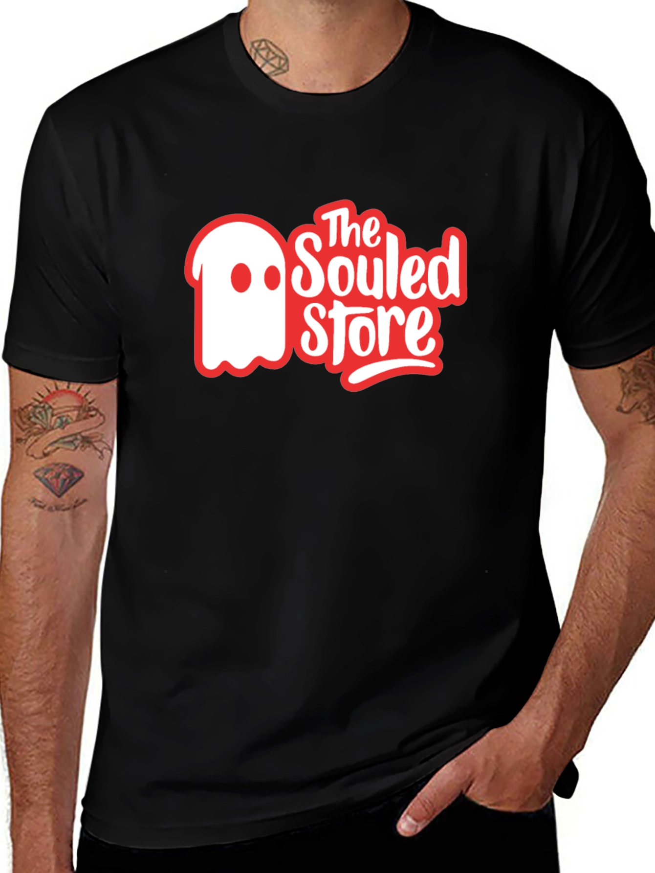 Variant 2 of The Souled Store Black Graphic T-Shirt