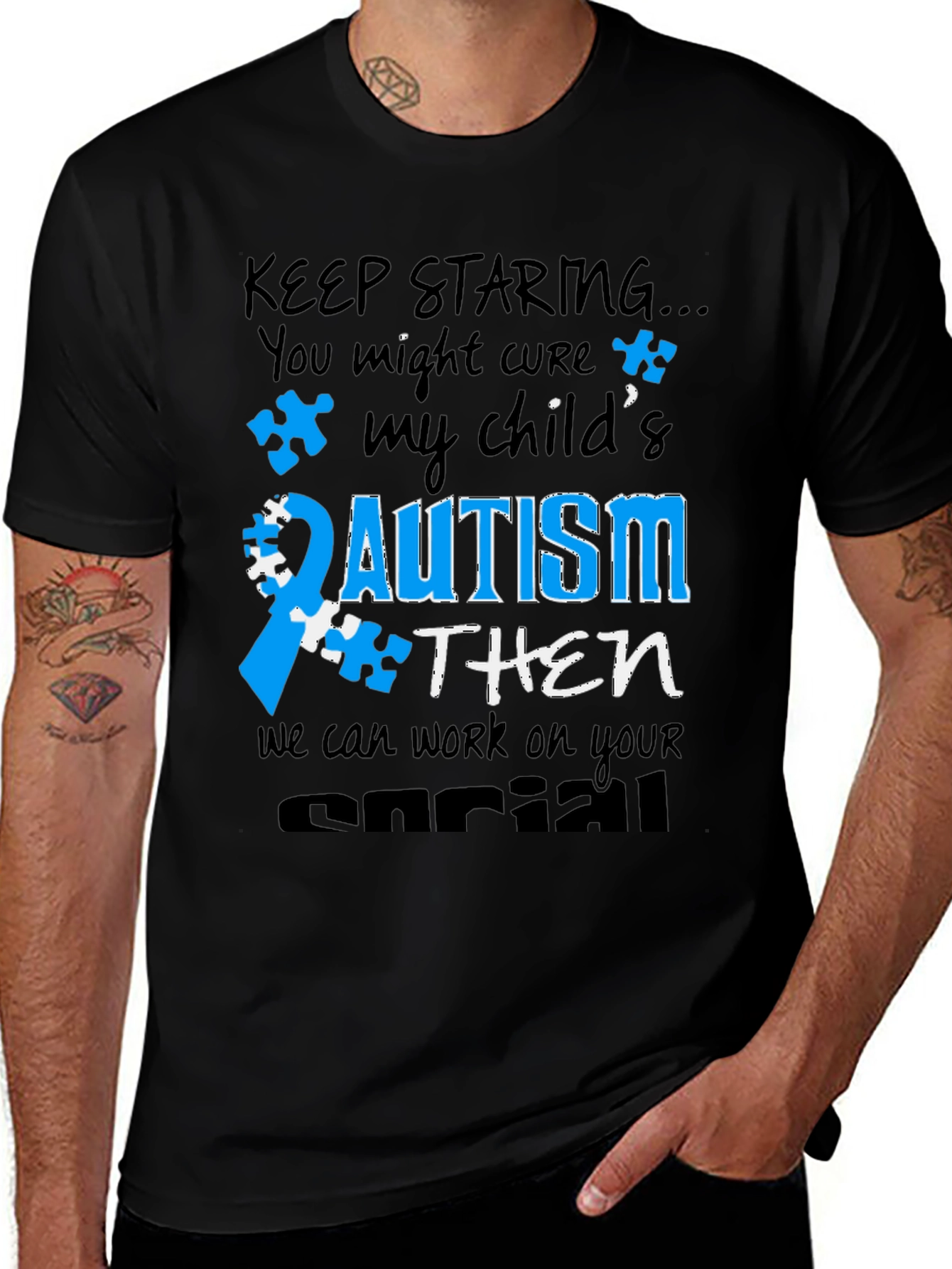 Autism Awareness T-Shirt: Keep Staring