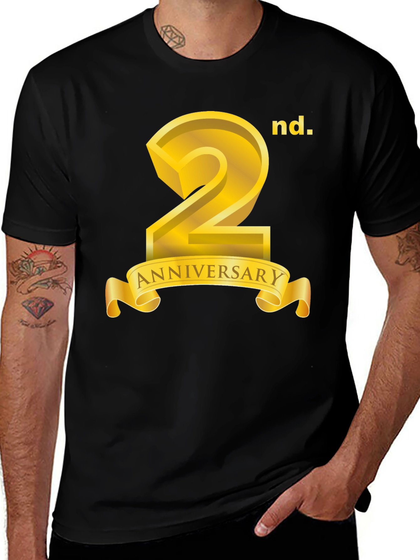 Variant 26 of 2nd Anniversary T-Shirt - Gold Edition