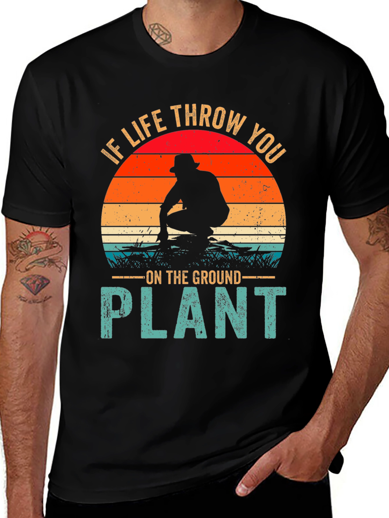 Variant 22 of Plant Graphic T-Shirt: If Life Throw You...