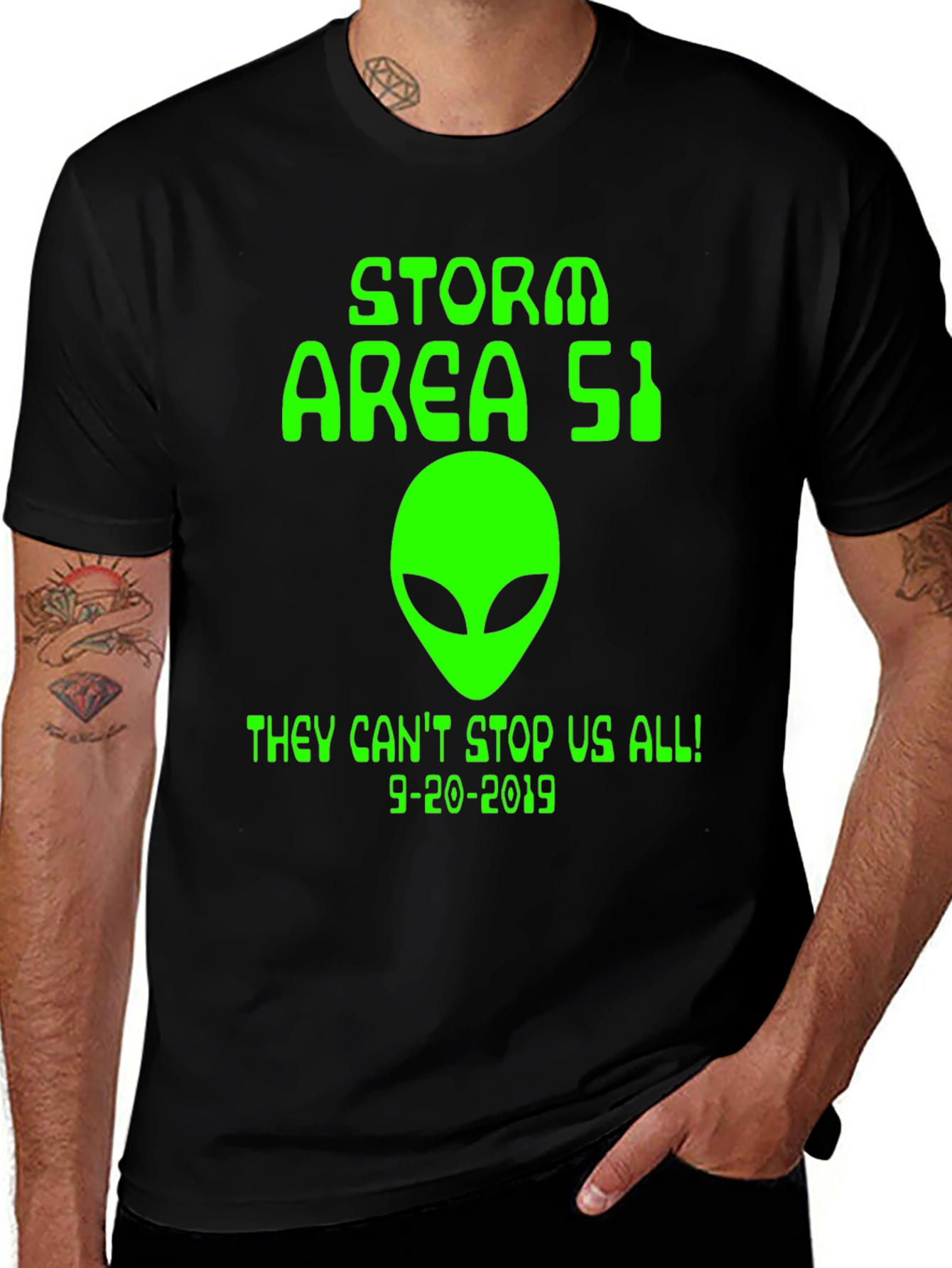 Variant 25 of Storm Area 51 Alien T-Shirt