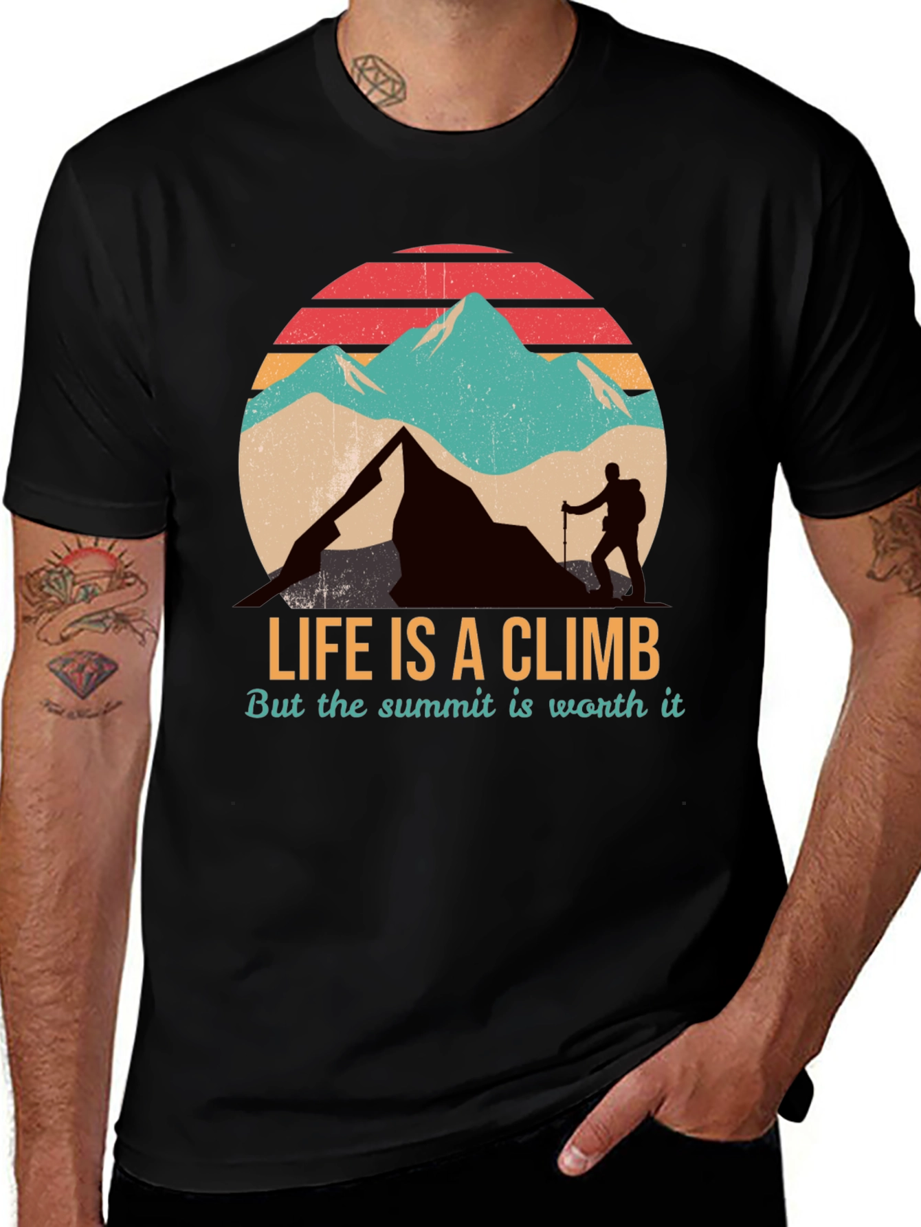 Variant 18 of Life is a Climb T-Shirt