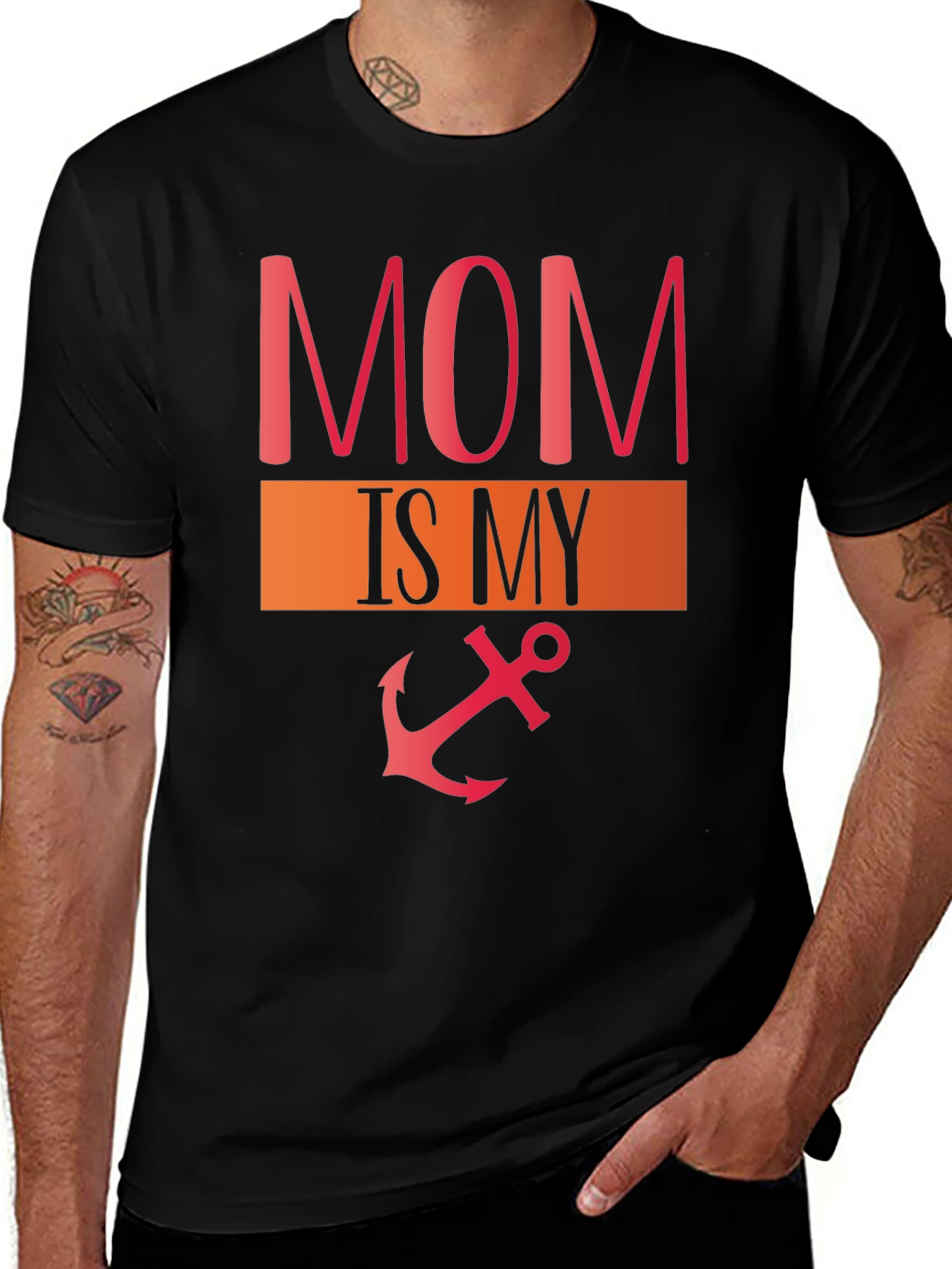 Variant 26 of Mom Is My Anchor Graphic T-Shirt