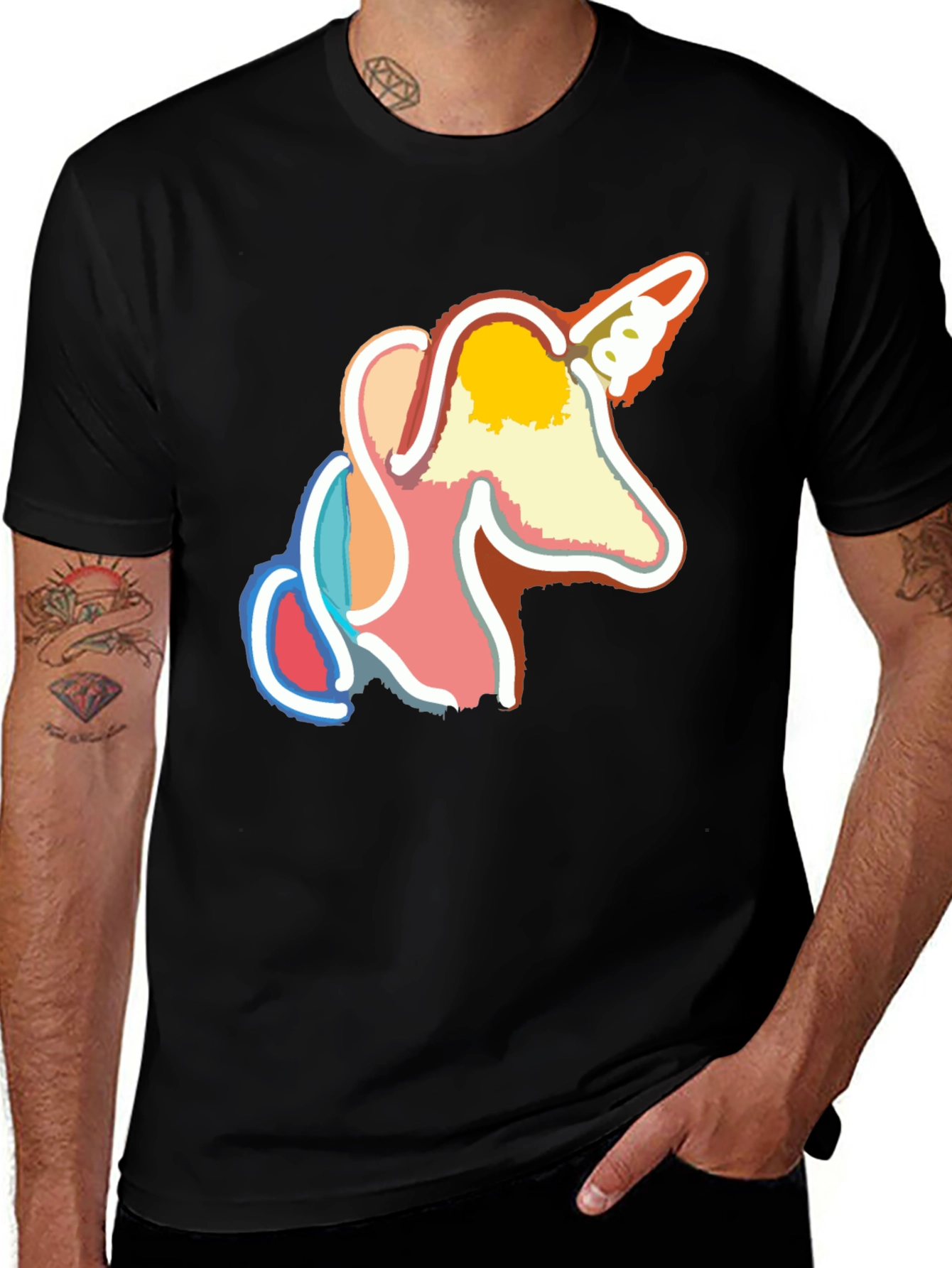 Variant 13 of Unicorn Graphic Tee - Stylish Cotton T-Shirt