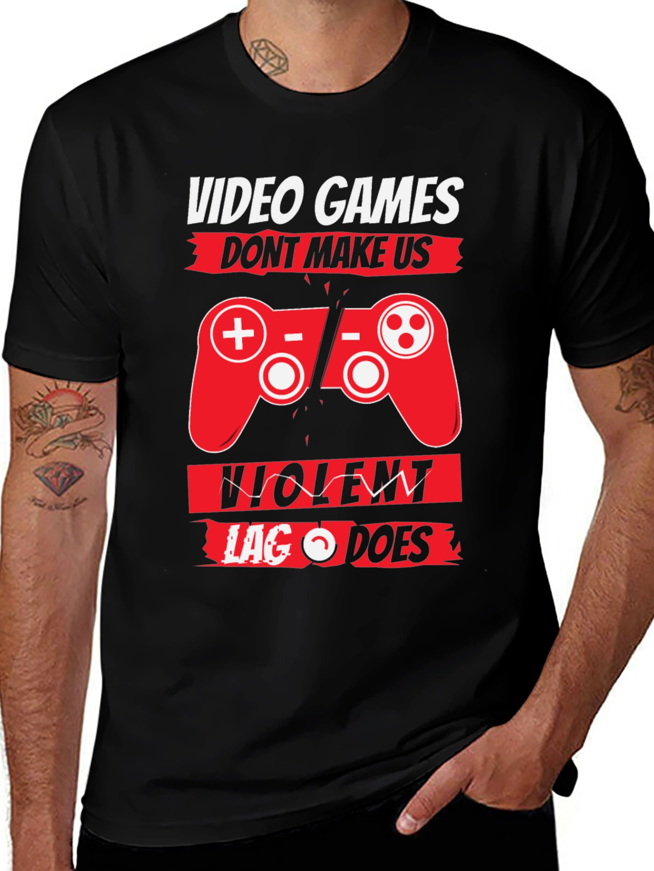 Variant 26 of Video Game Lag T-Shirt