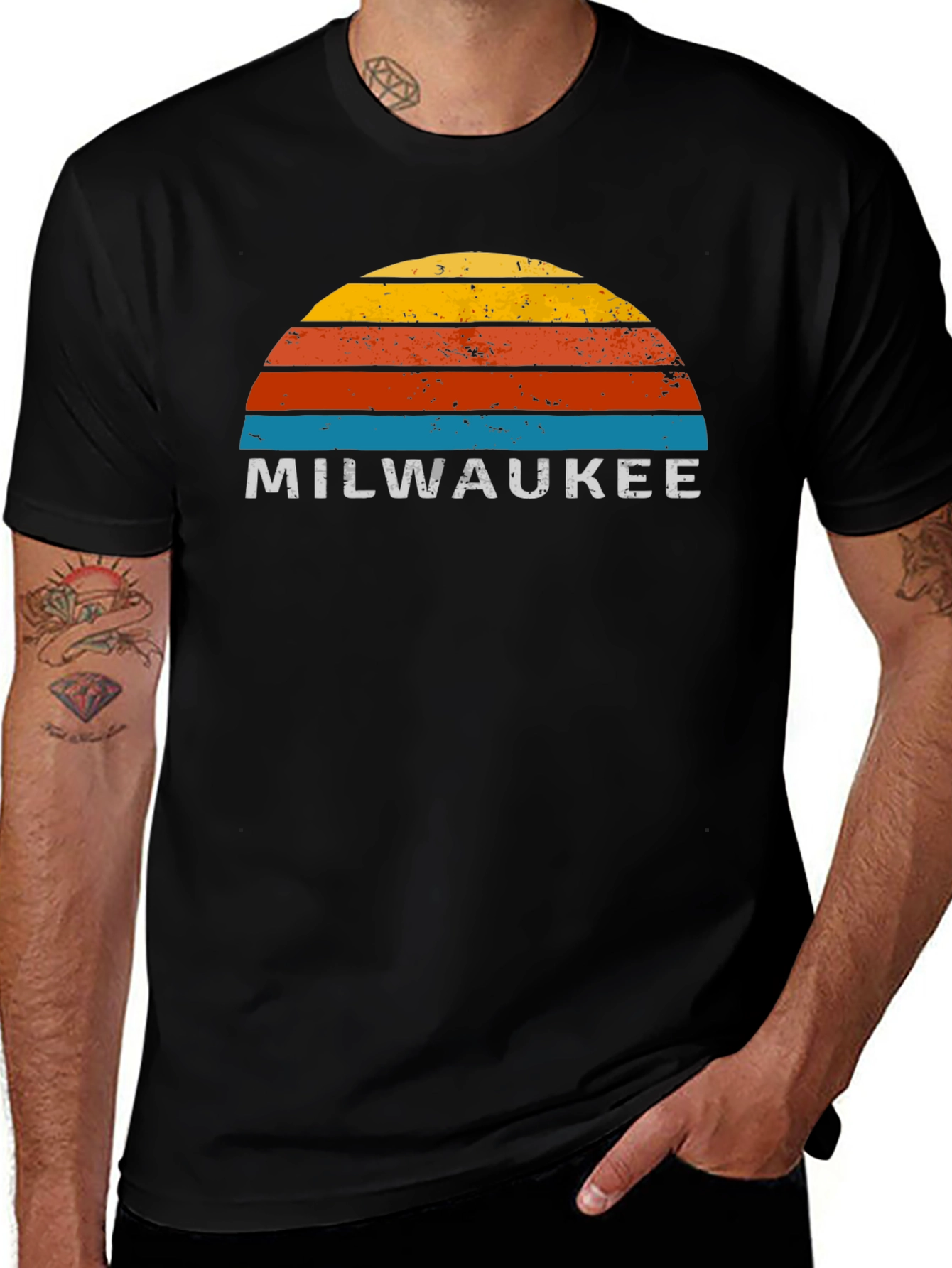 Milwaukee Retro Sunset T-Shirt