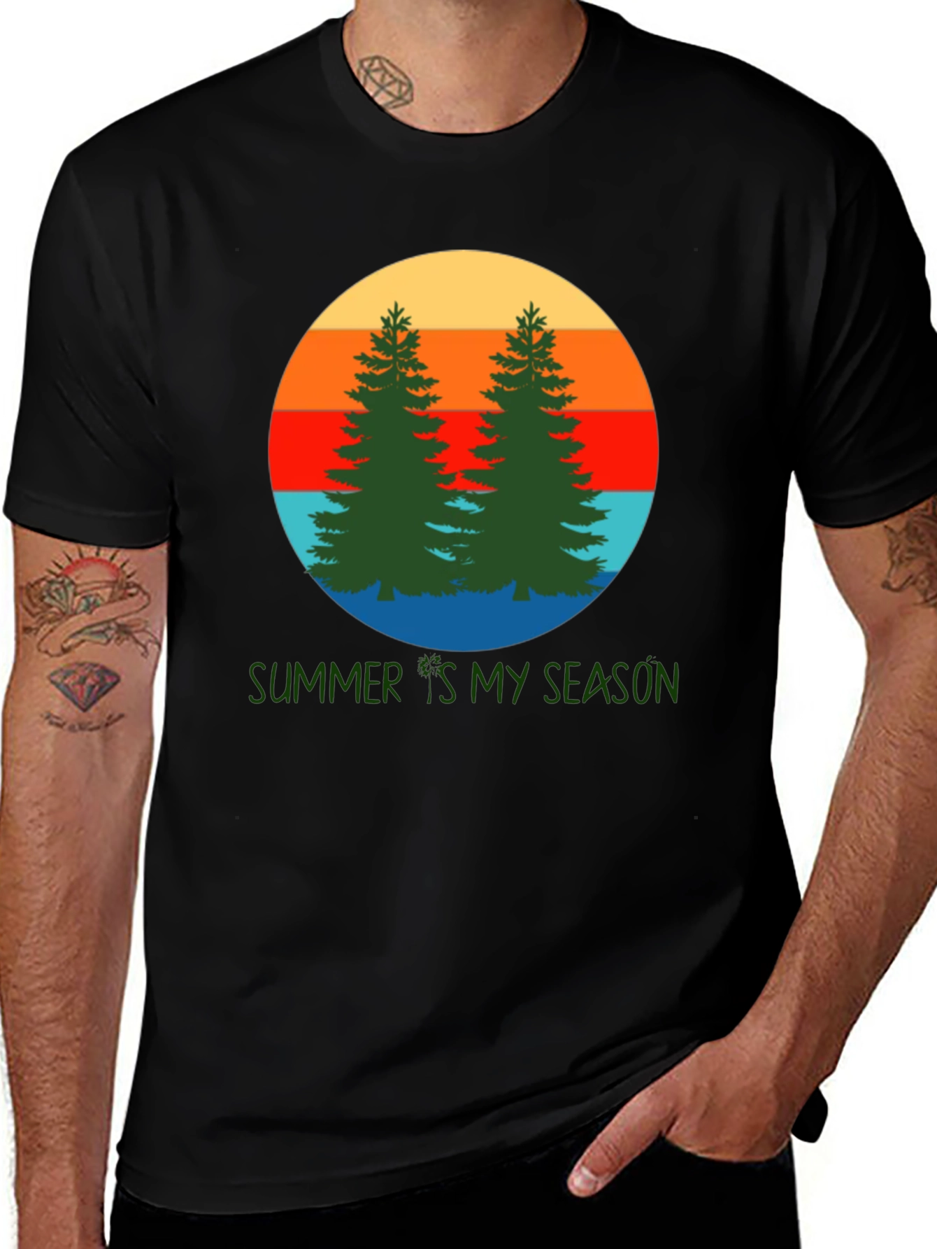 Variant 6 of Summer Season Graphic Tee - Nature Lover T-Shirt