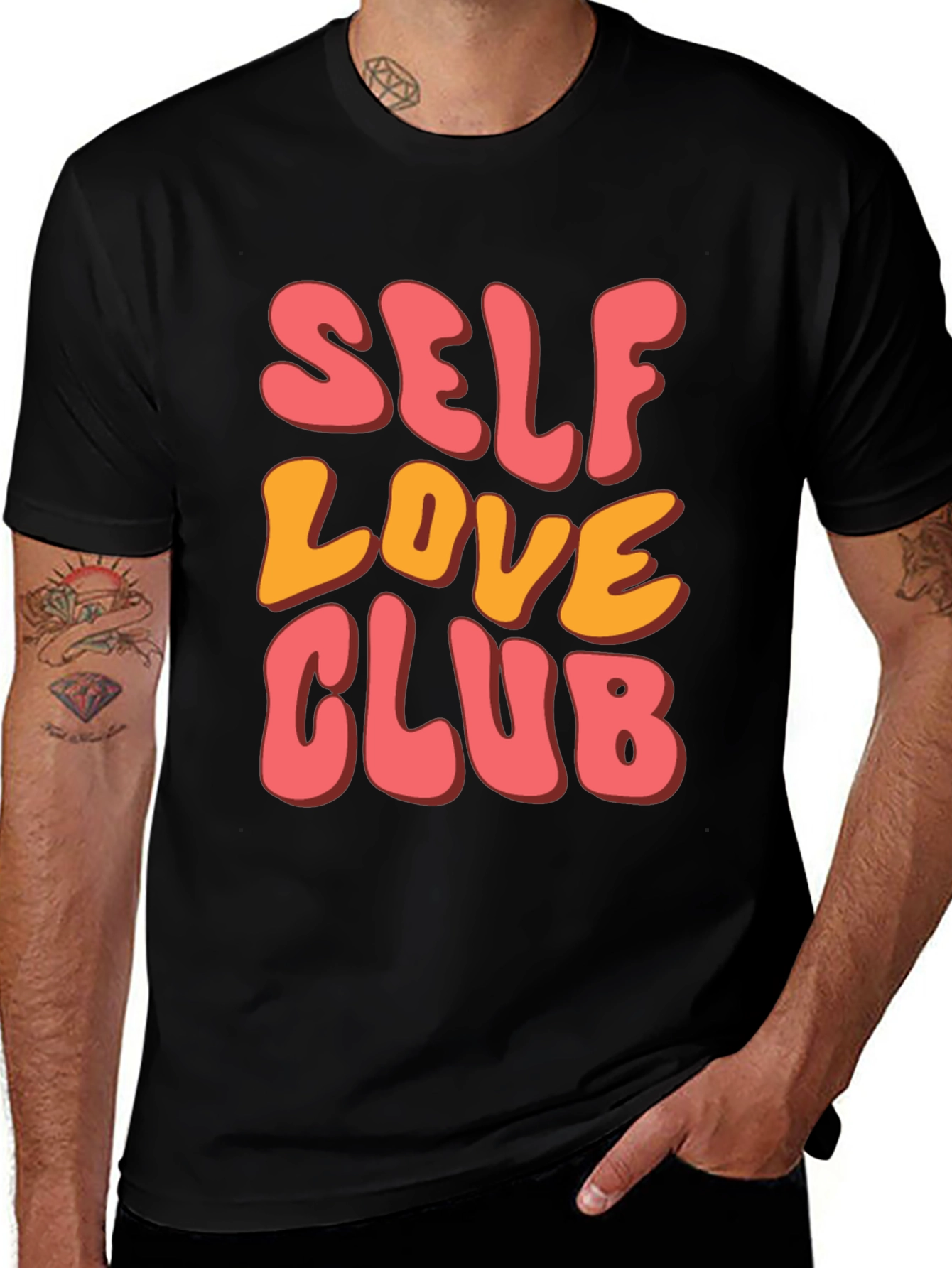 Variant 17 of Self Love Club Graphic T-Shirt