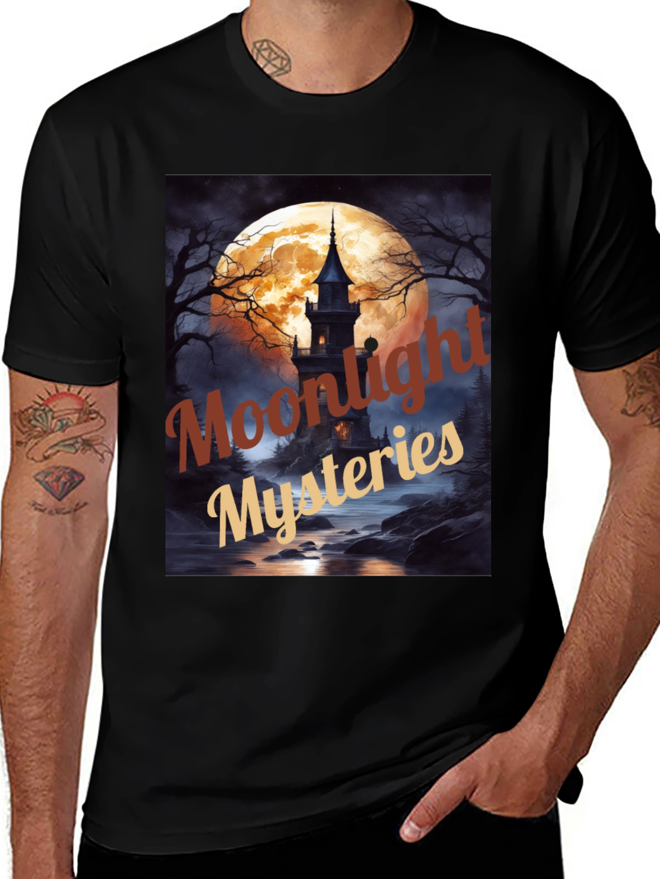 Variant 3 of Moonlight Mysteries Graphic T-Shirt