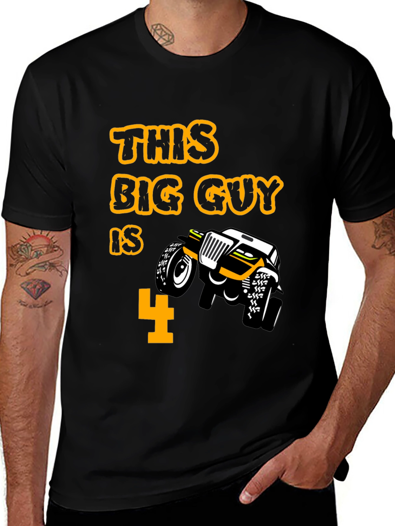 Variant 21 of This Big Guy is 4 Monster Truck T-Shirt