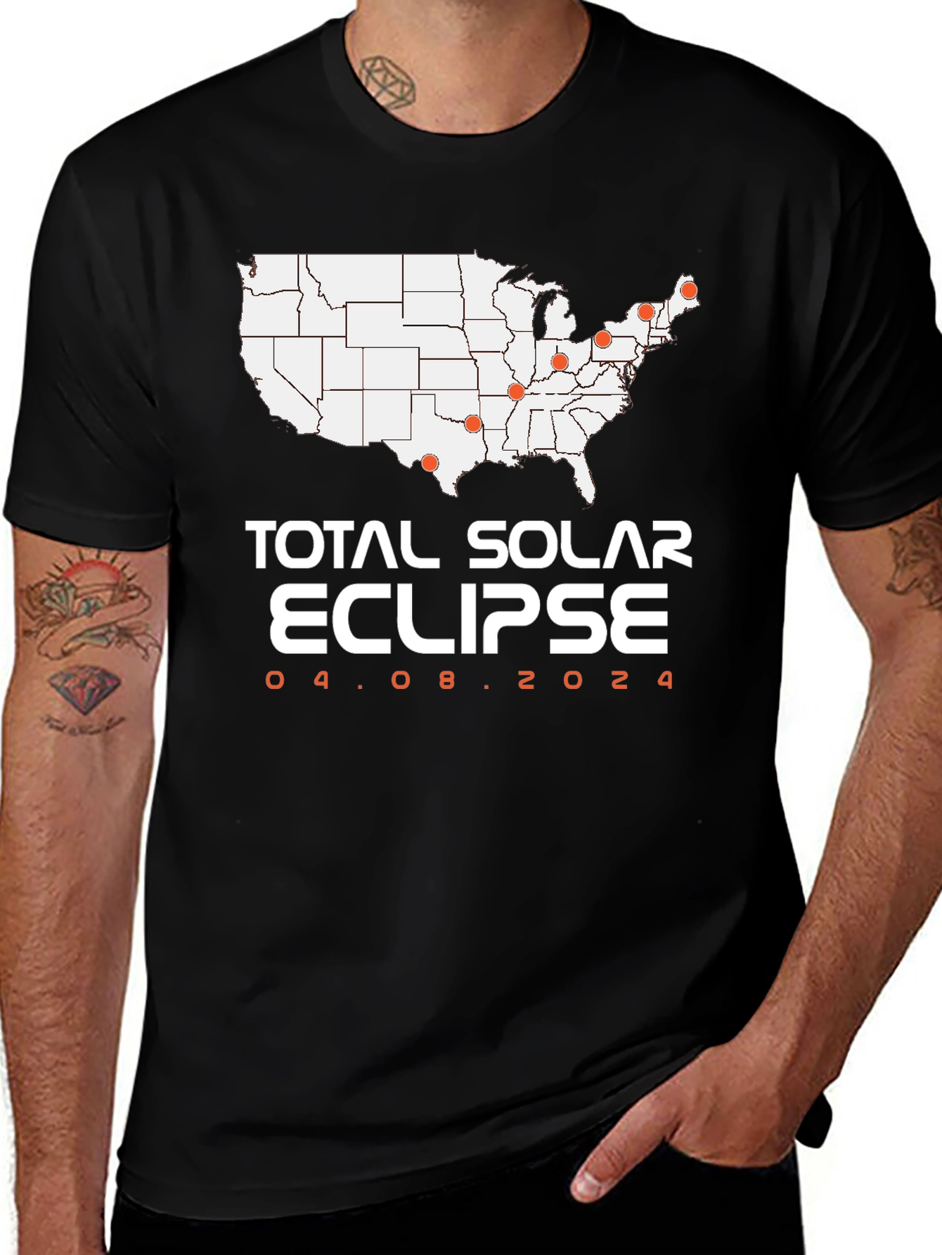 Total Solar Eclipse 04.08.2024 T-Shirt