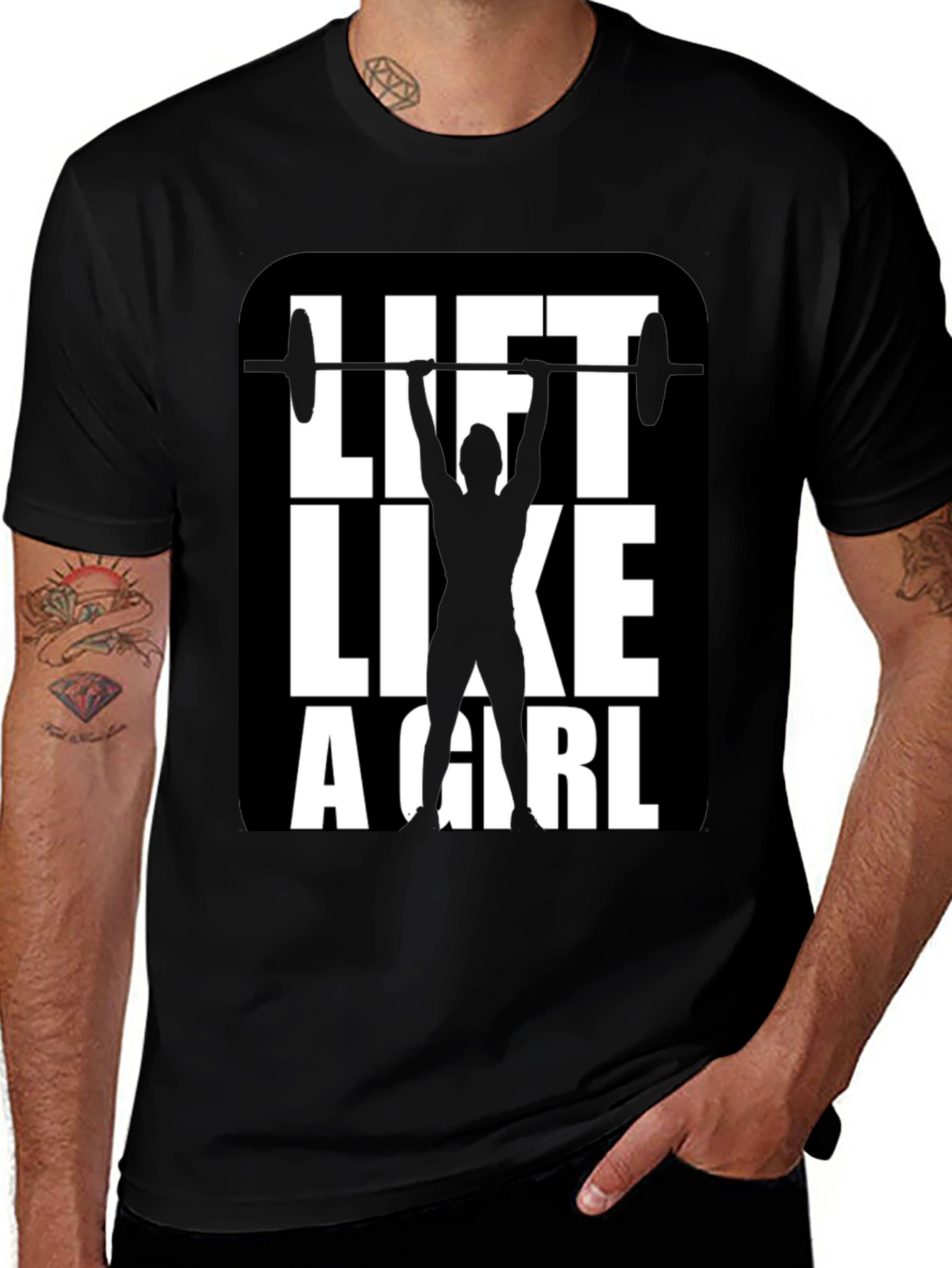Lift Like A Girl Graphic T-Shirt - Powerlifting Apparel