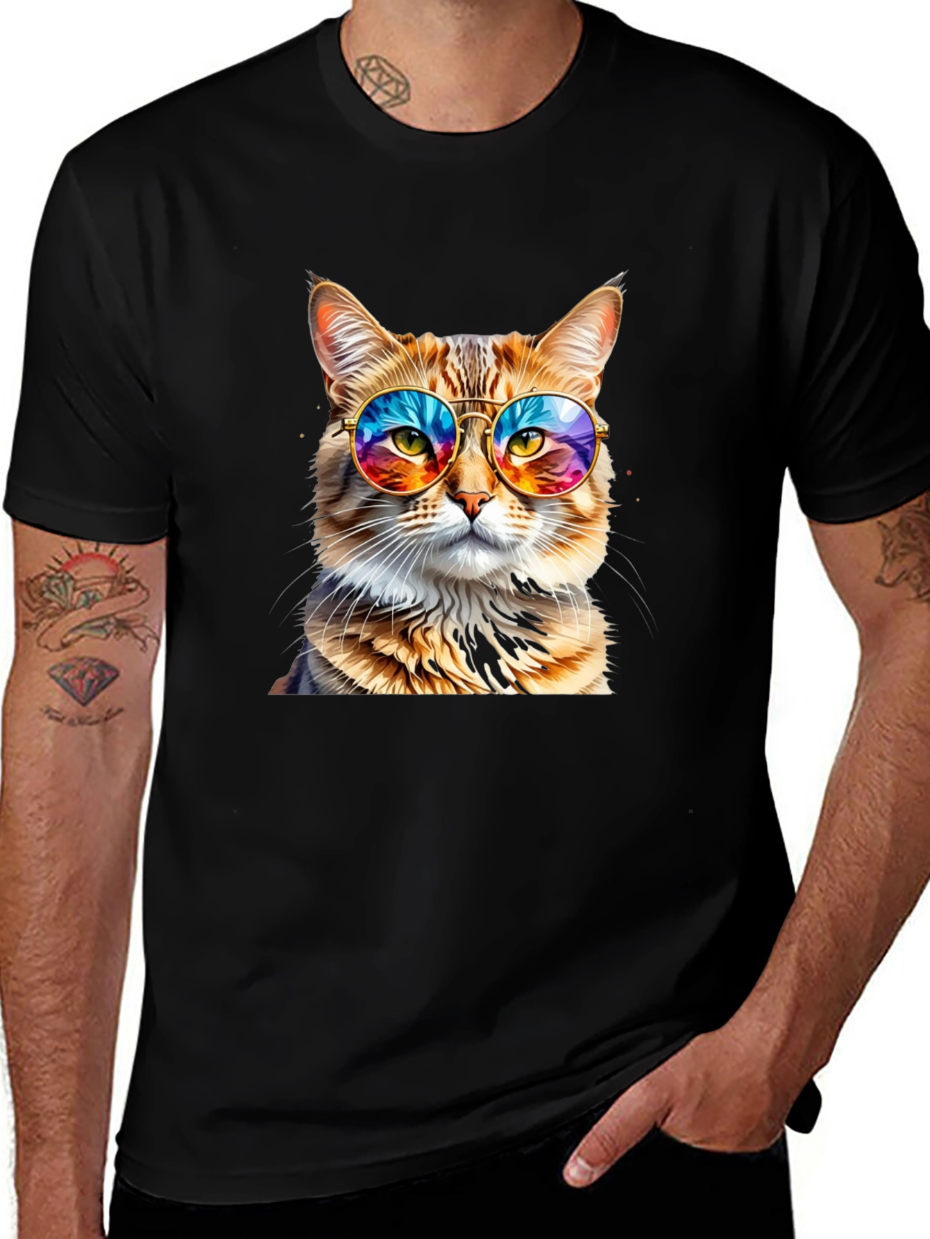 Variant 28 of Cool Cat T-Shirt - Stylish Graphic Tee