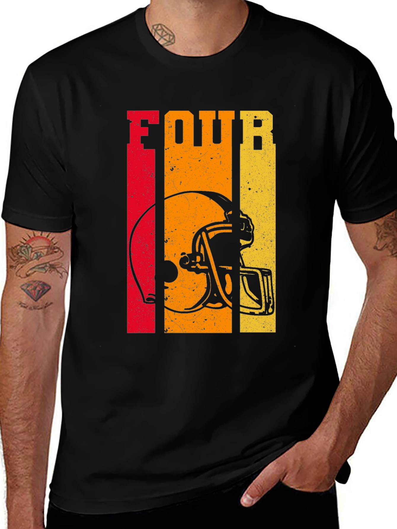 Variant 18 of Retro Football Helmet T-Shirt - Vintage Style