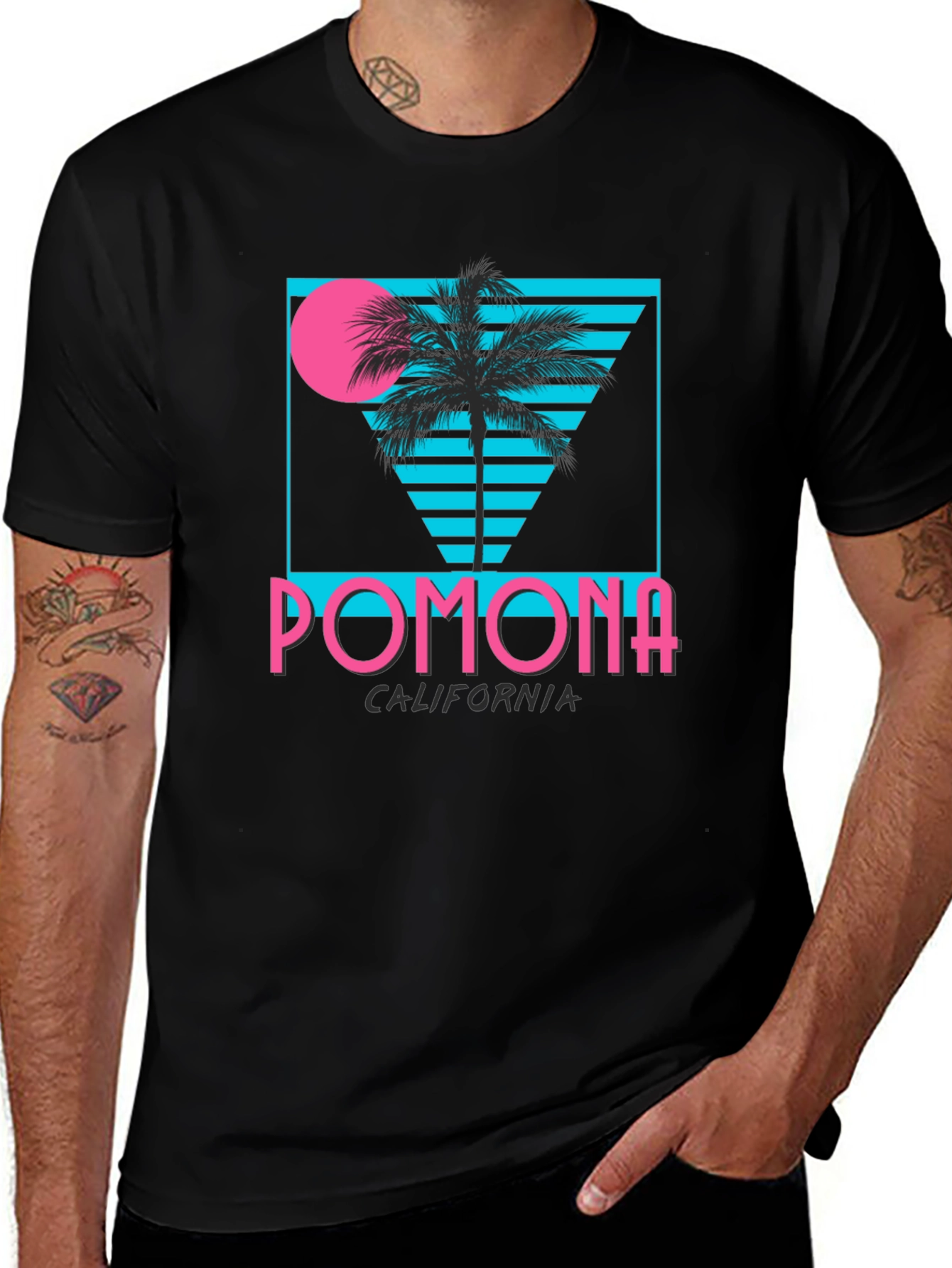 Variant 22 of Pomona California Retro Graphic Tee