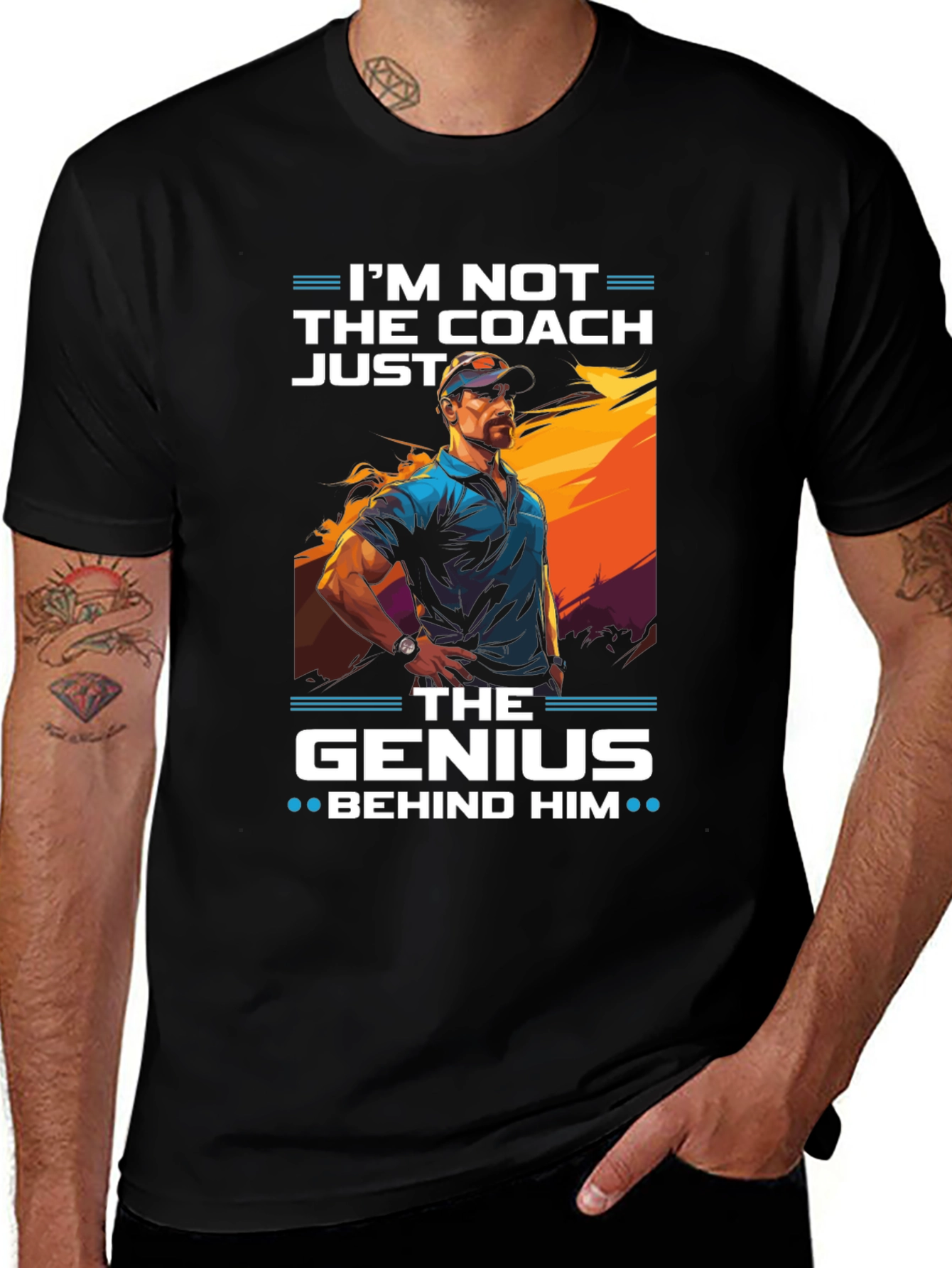 Variant 21 of Coach Genius Graphic Tee - Black T-Shirt