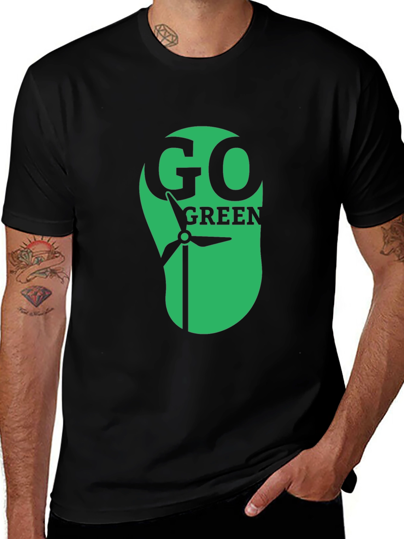Variant 22 of Go Green Eco-Friendly T-Shirt