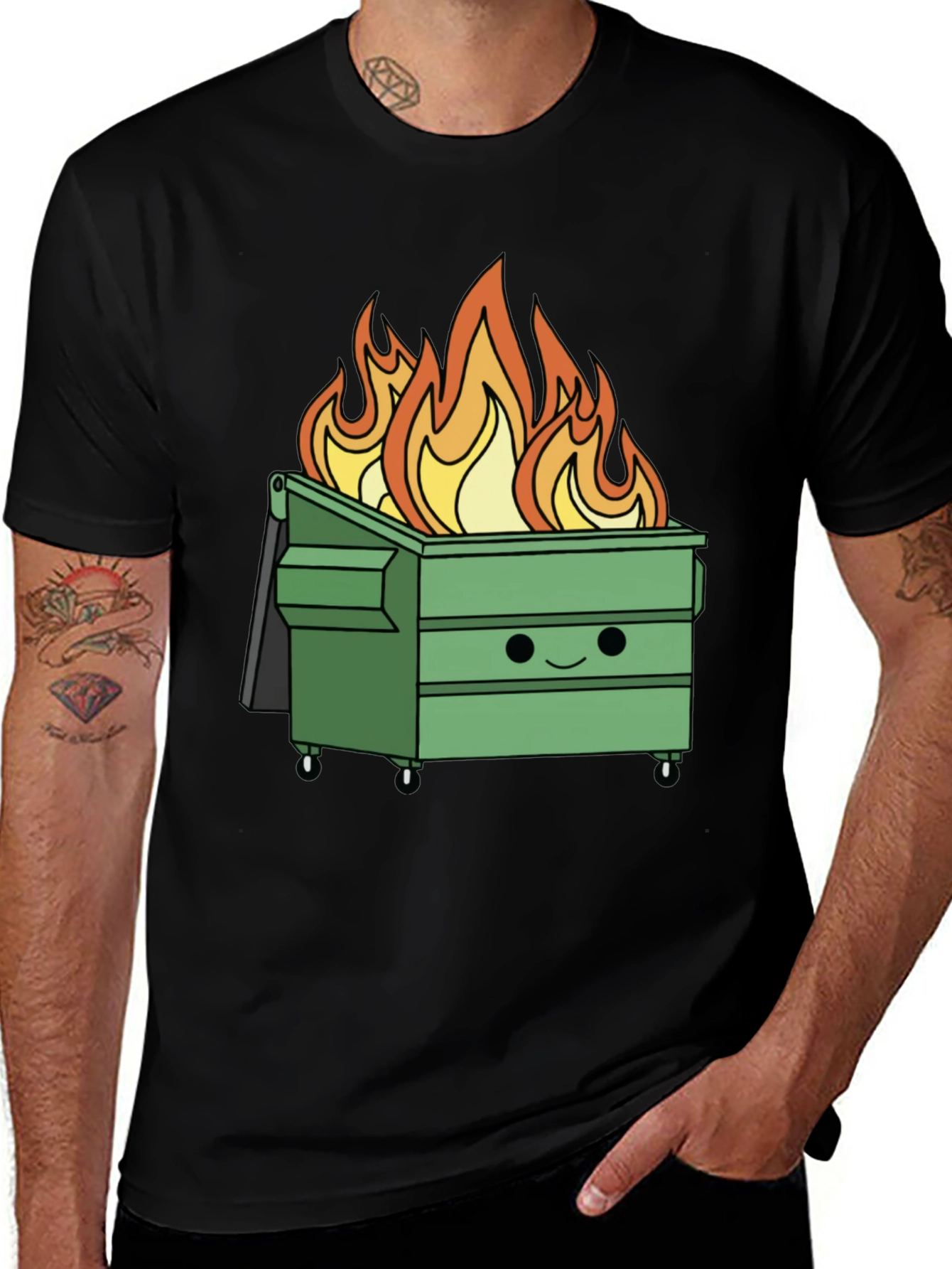 Variant 12 of Dumpster Fire T-Shirt - Funny Graphic Tee