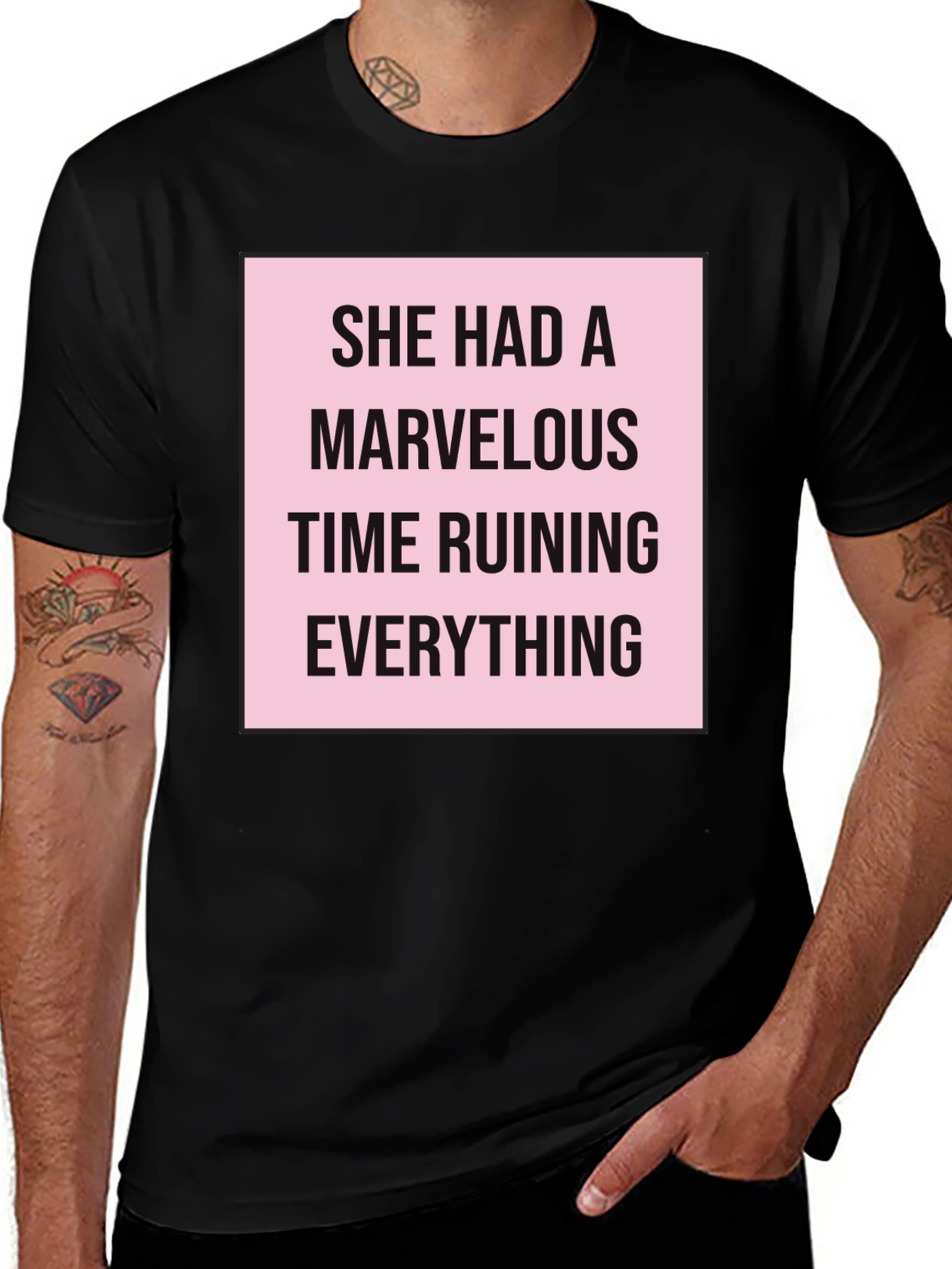 Variant 3 of Marvelous Ruining T-Shirt - Trendy Graphic Tee