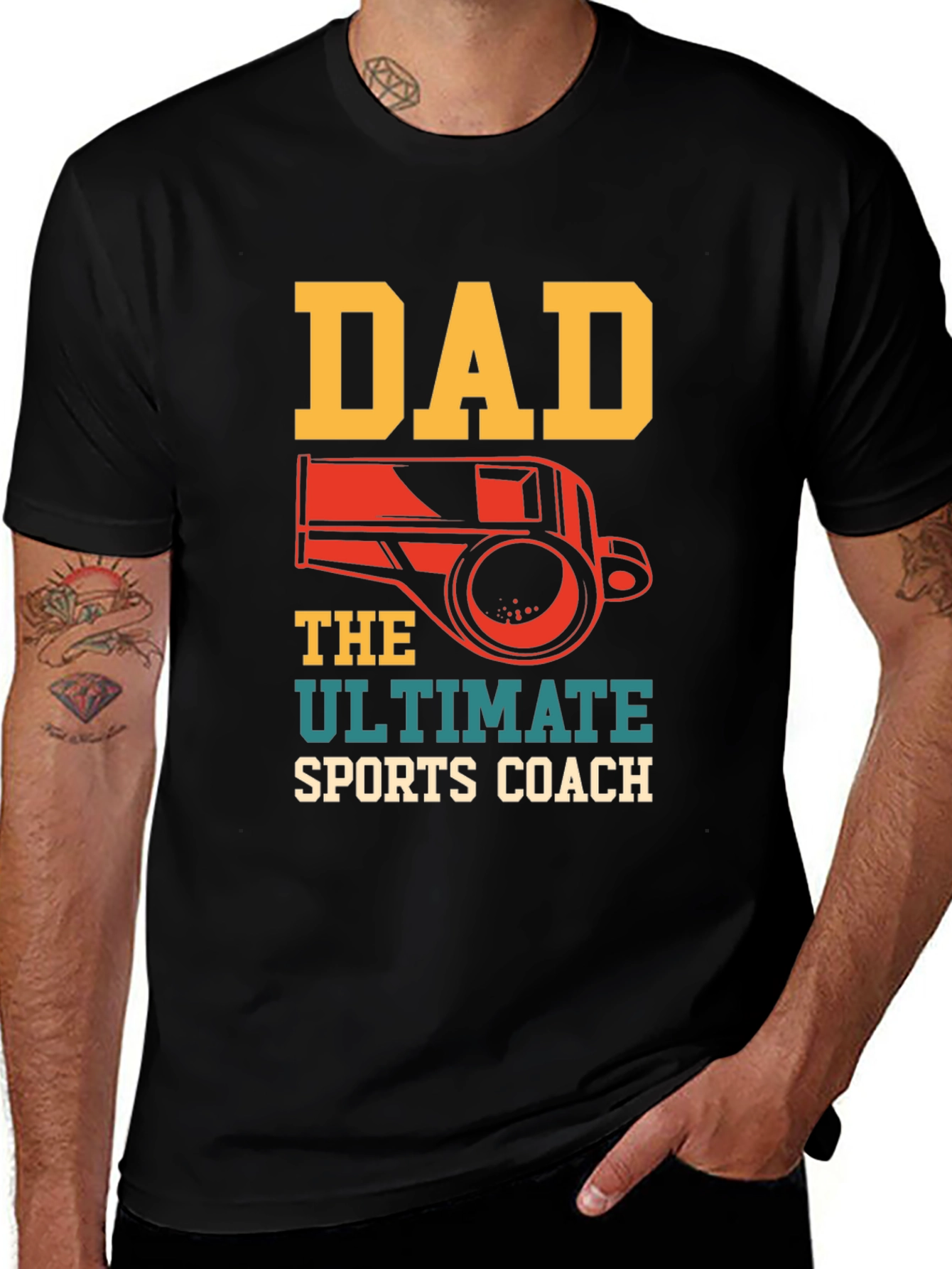 Variant 6 of Dad: The Ultimate Sports Coach T-Shirt
