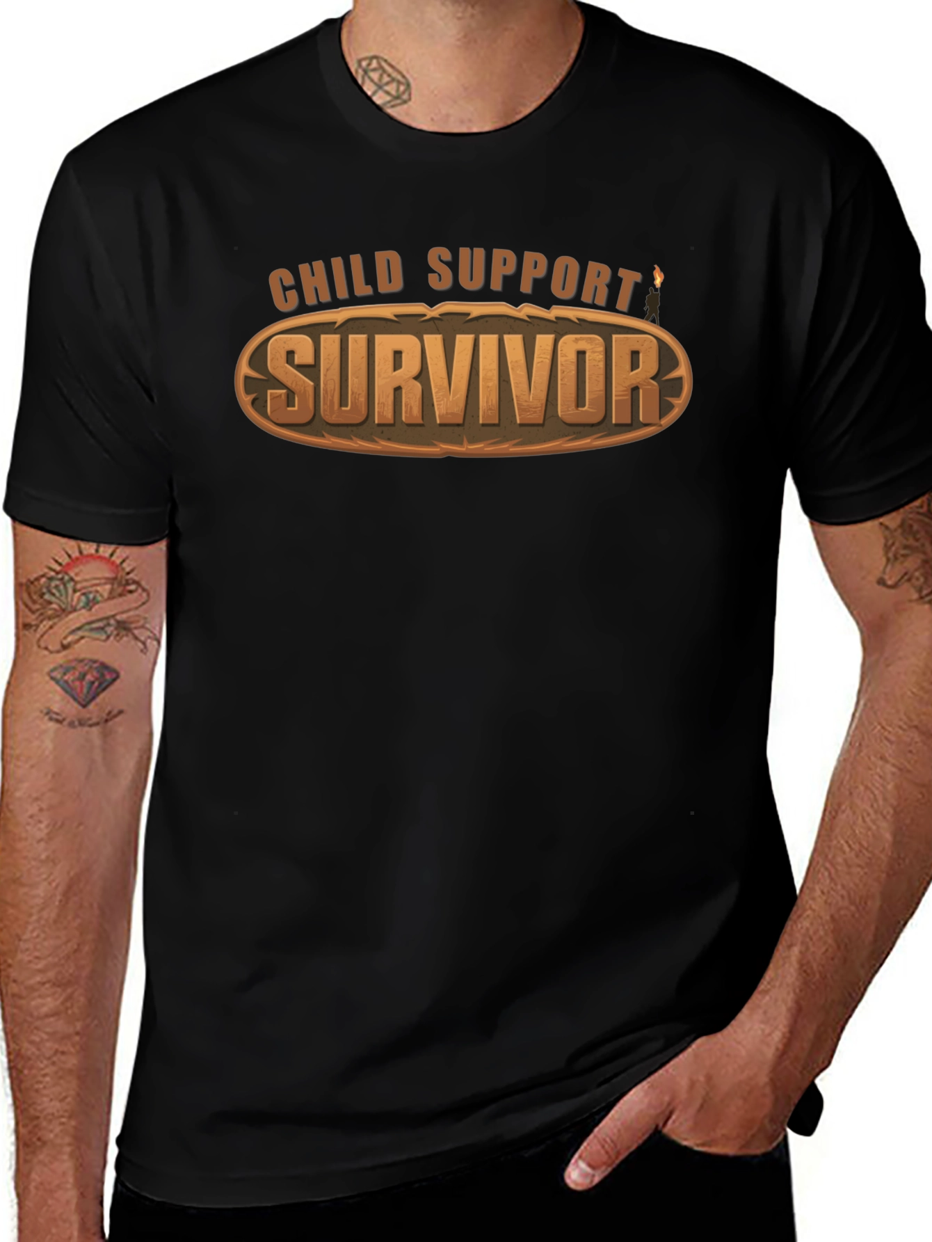 Variant 25 of Child Support Survivor Graphic T-Shirt