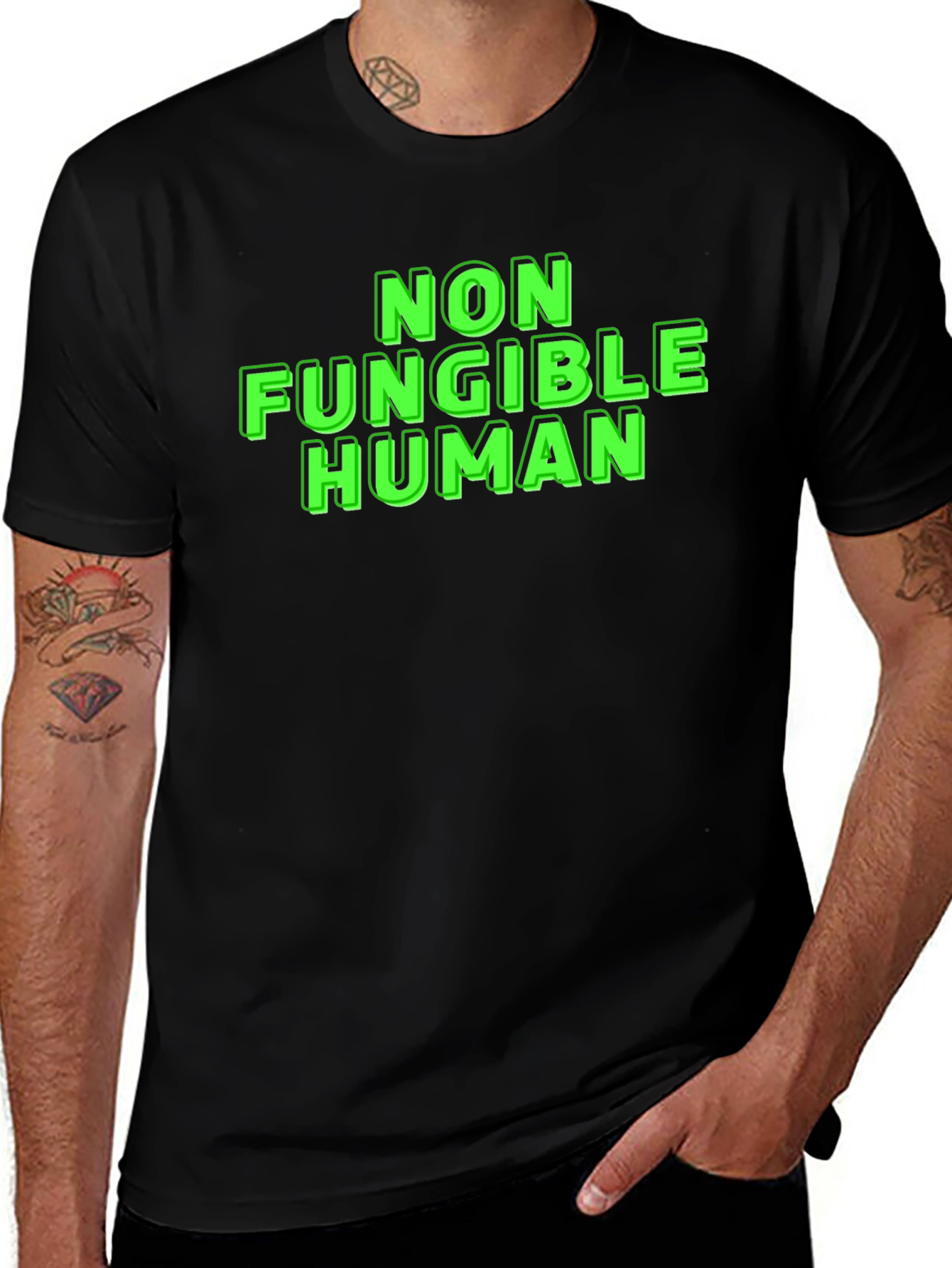 Non Fungible Human Graphic T-Shirt