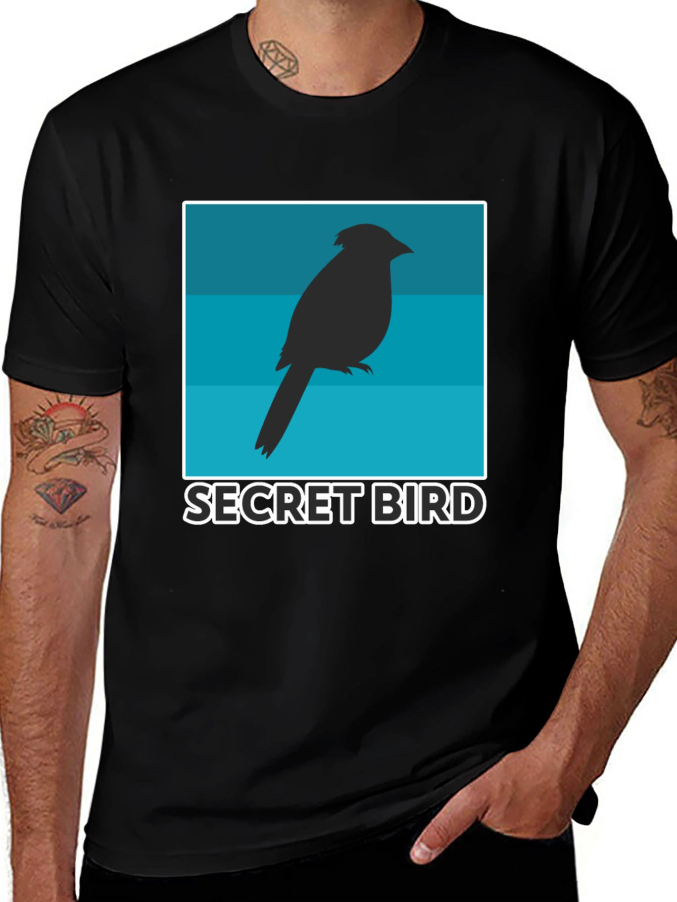 Variant 18 of Secret Bird Graphic Tee - Unique Design
