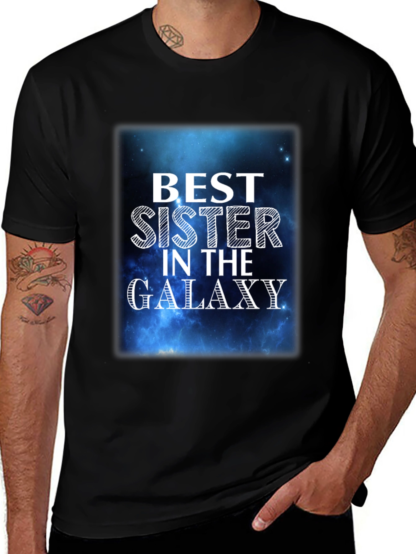 Variant 16 of Best Sister in the Galaxy Graphic T-Shirt