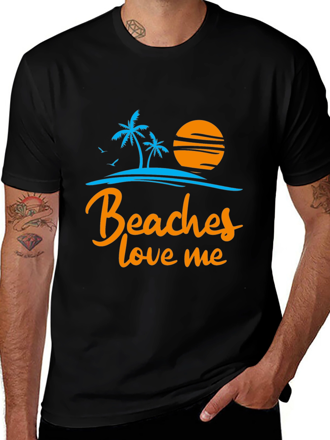 Variant 15 of Beaches Love Me Graphic T-Shirt - Island Vibes