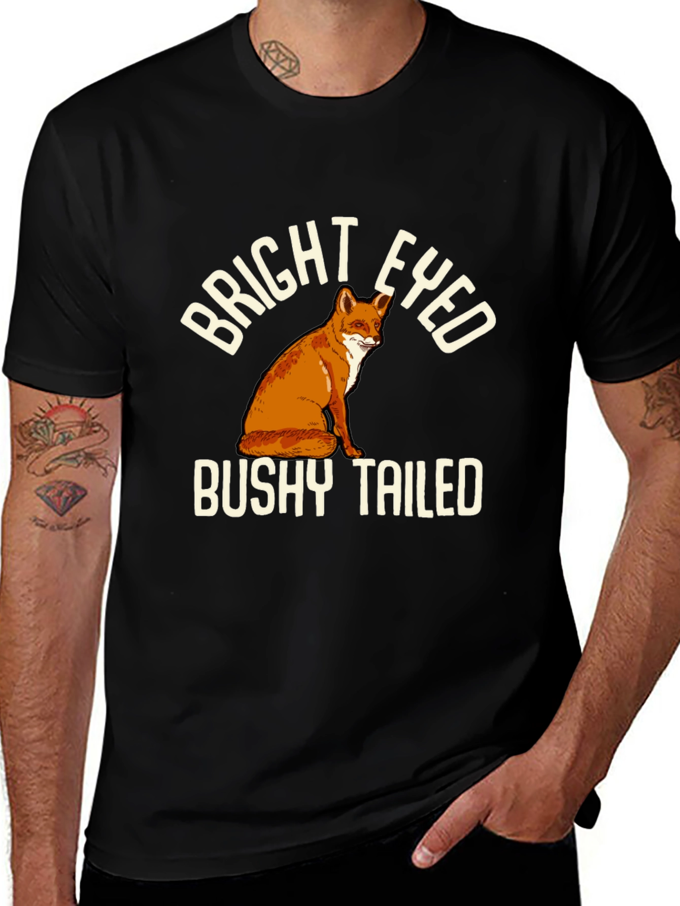 Variant 16 of Bright Eyed Bushy Tailed Fox T-Shirt