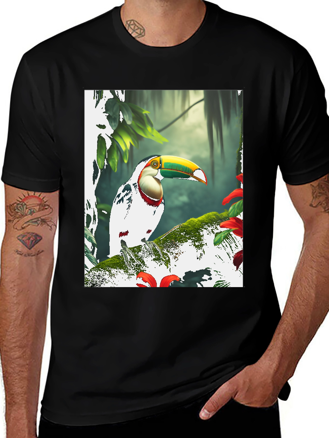 Variant 12 of Toucan in Paradise T-Shirt