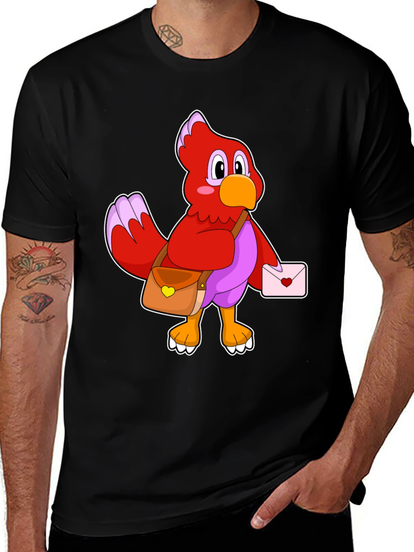Variant 12 of Bird Postman T-Shirt