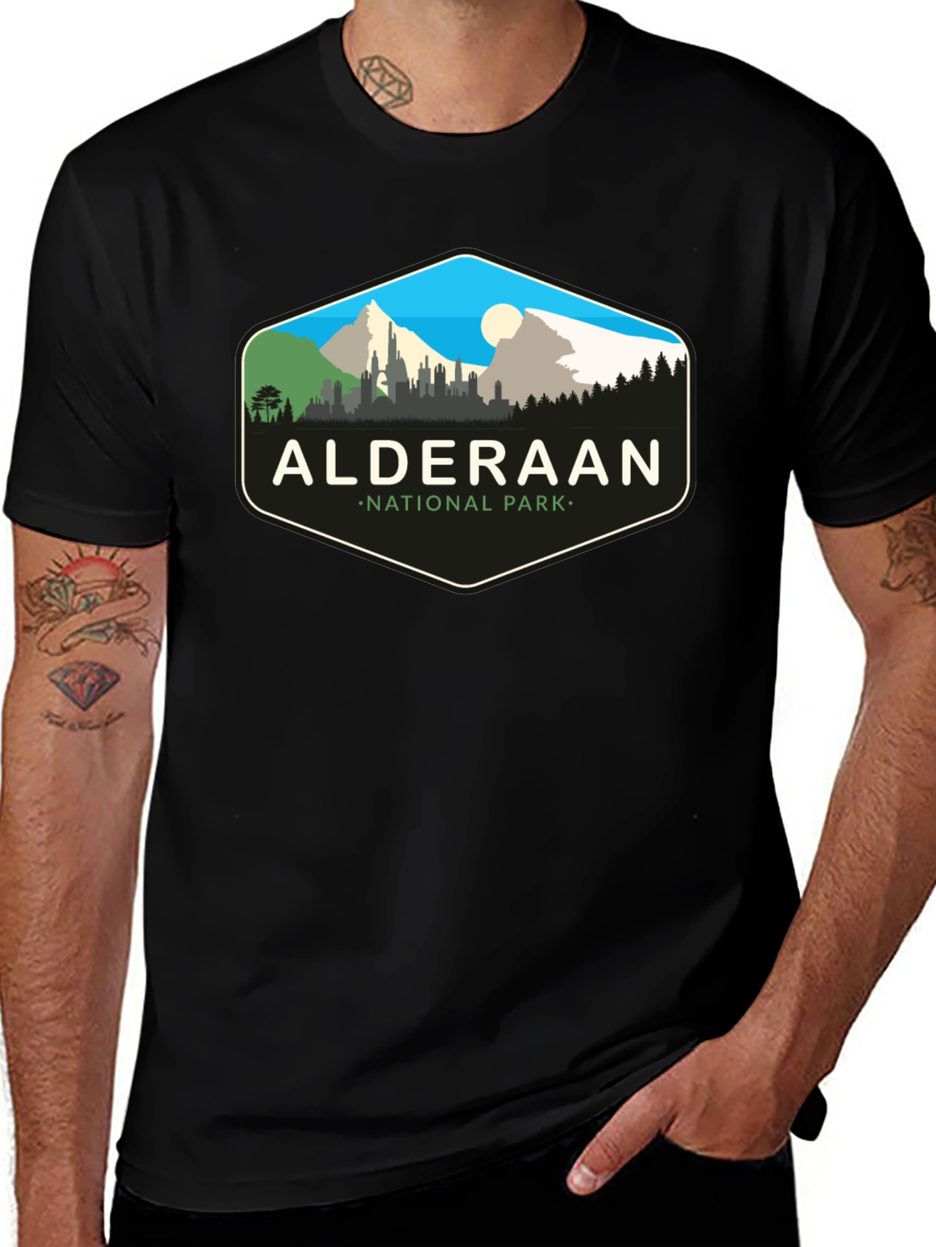 Variant 7 of Alderaan National Park Graphic Tee