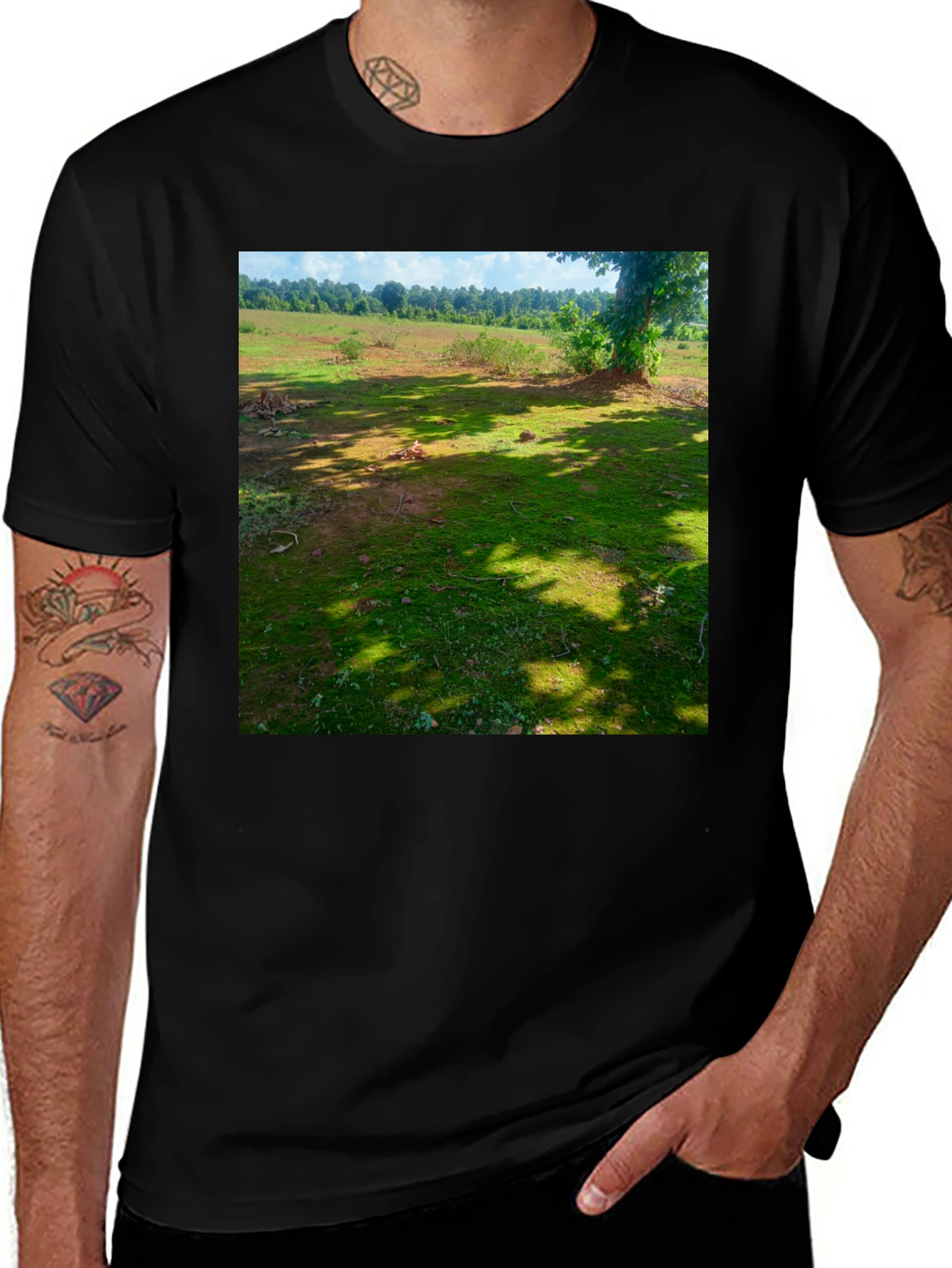 Variant 7 of Nature Scene Tee: Casual Comfort, Unique Design