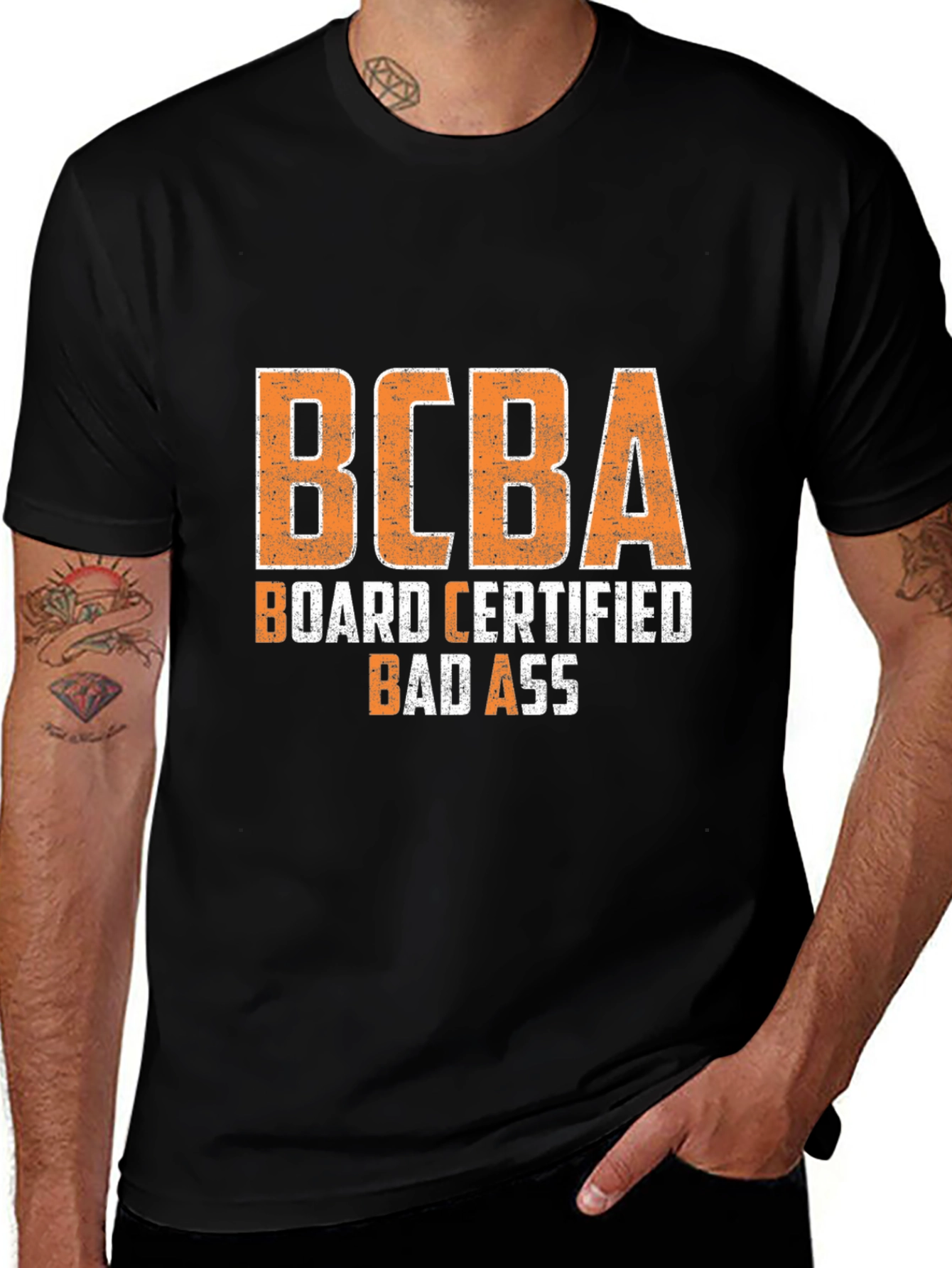 BCBA Board Certified Badass Black T-Shirt